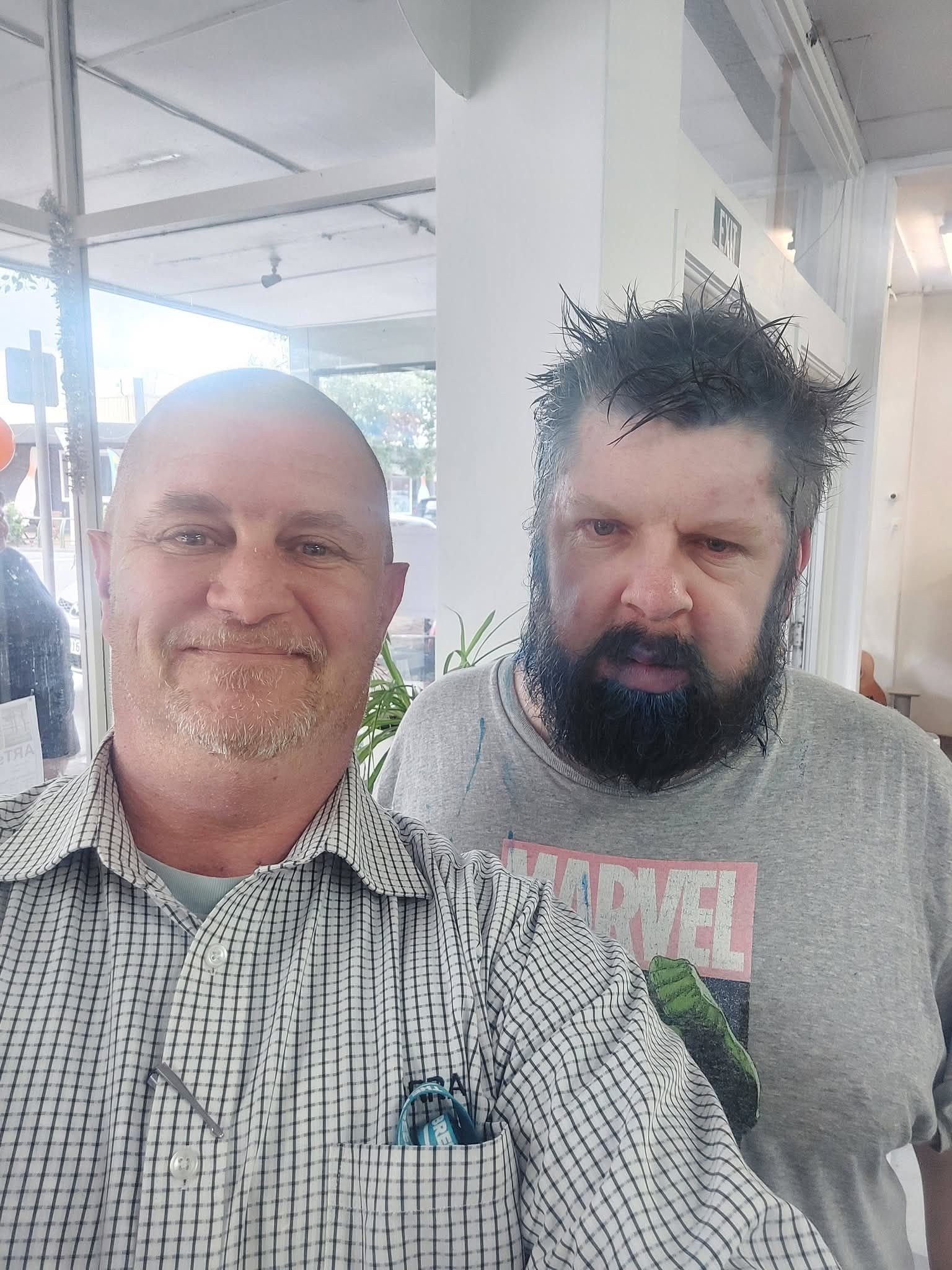 Support for shave for a cure event