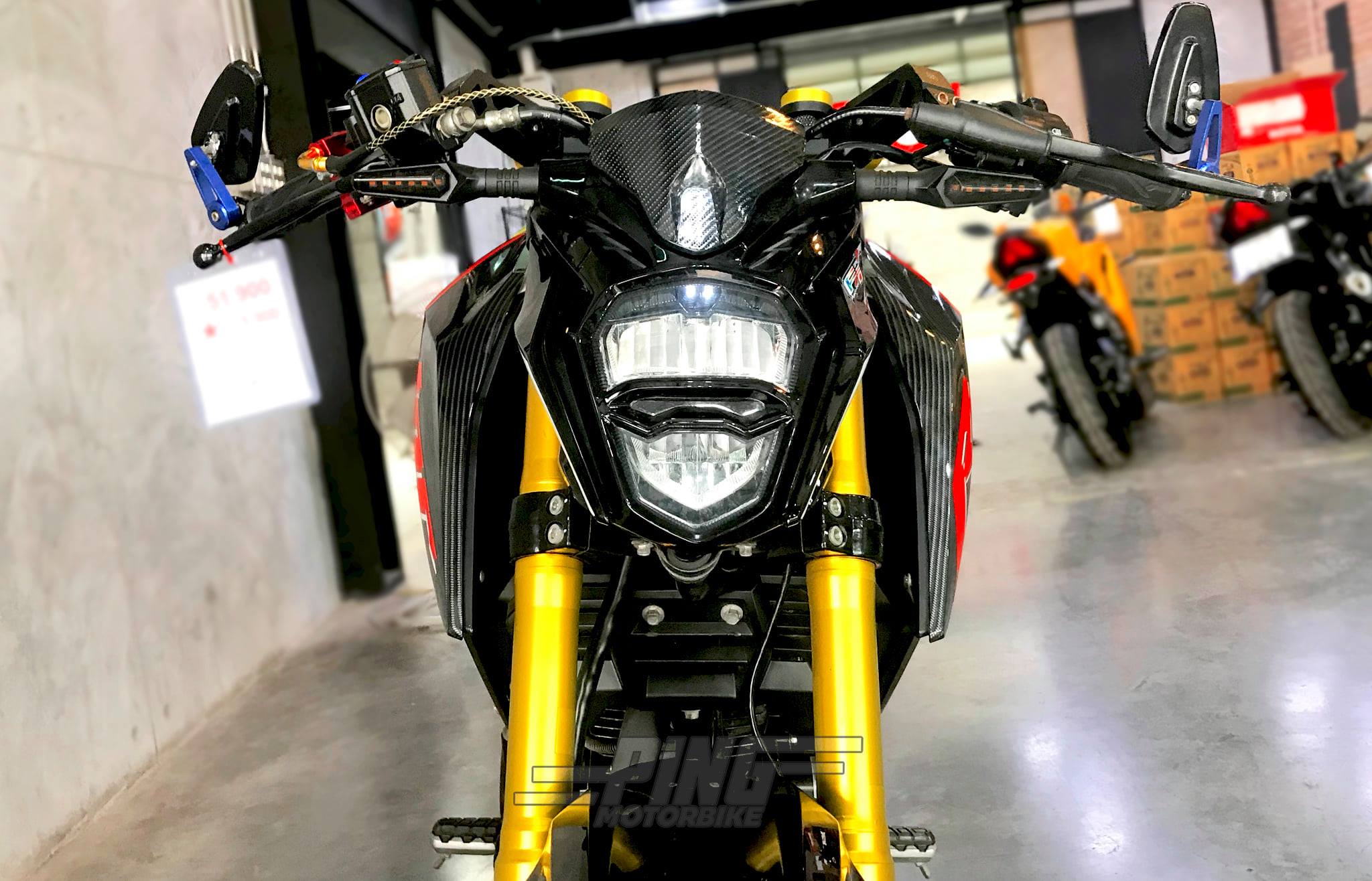 GPX RZ 180 RAPTOR สีขาว-ดำ-ส้ม รุ่นปี 2019 เลขไมล์ 11,538 กิโล ดาวน์ ...