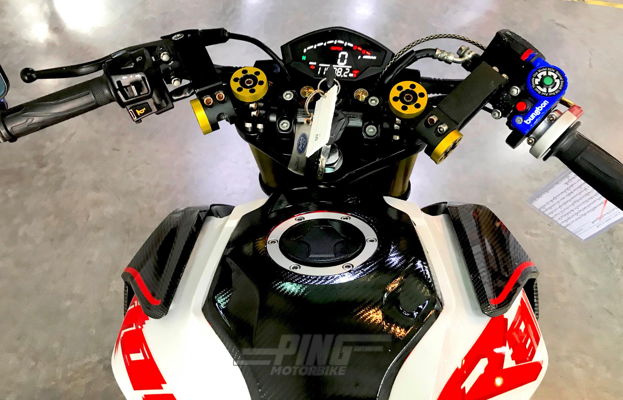 GPX RZ 180 RAPTOR สีขาว-ดำ-ส้ม รุ่นปี 2019 เลขไมล์ 11,538 กิโล ดาวน์ ...