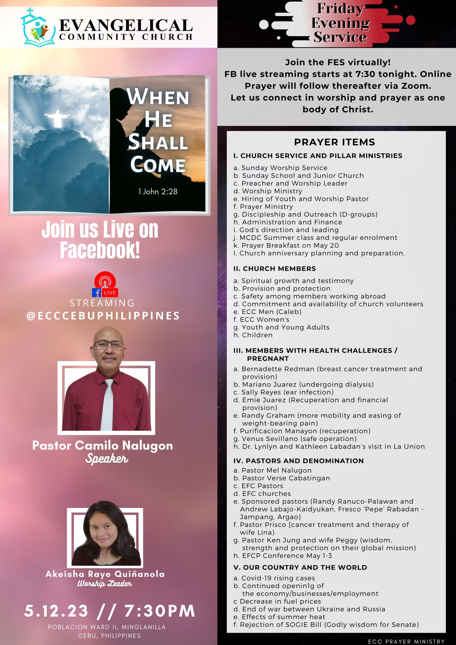 ECC FES |... - Evangelical Community Church - ECC Minglanilla | Facebook