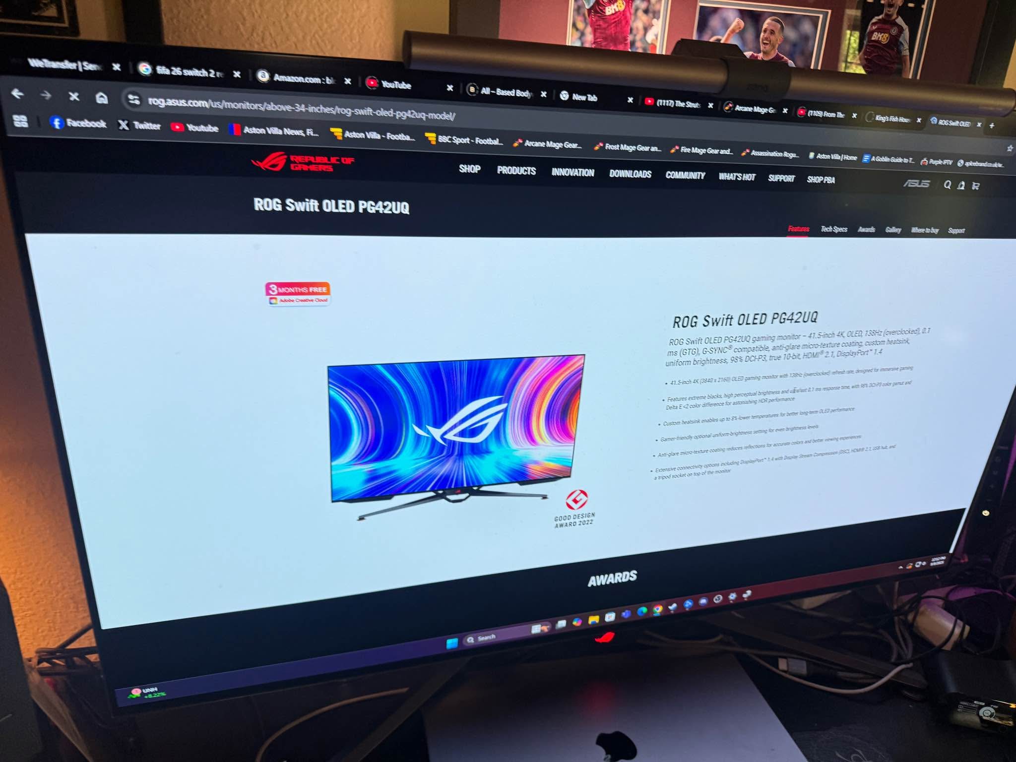 ASUS Rog PG42UQ Gaming monitor - Monitors - Los Angeles, California ...