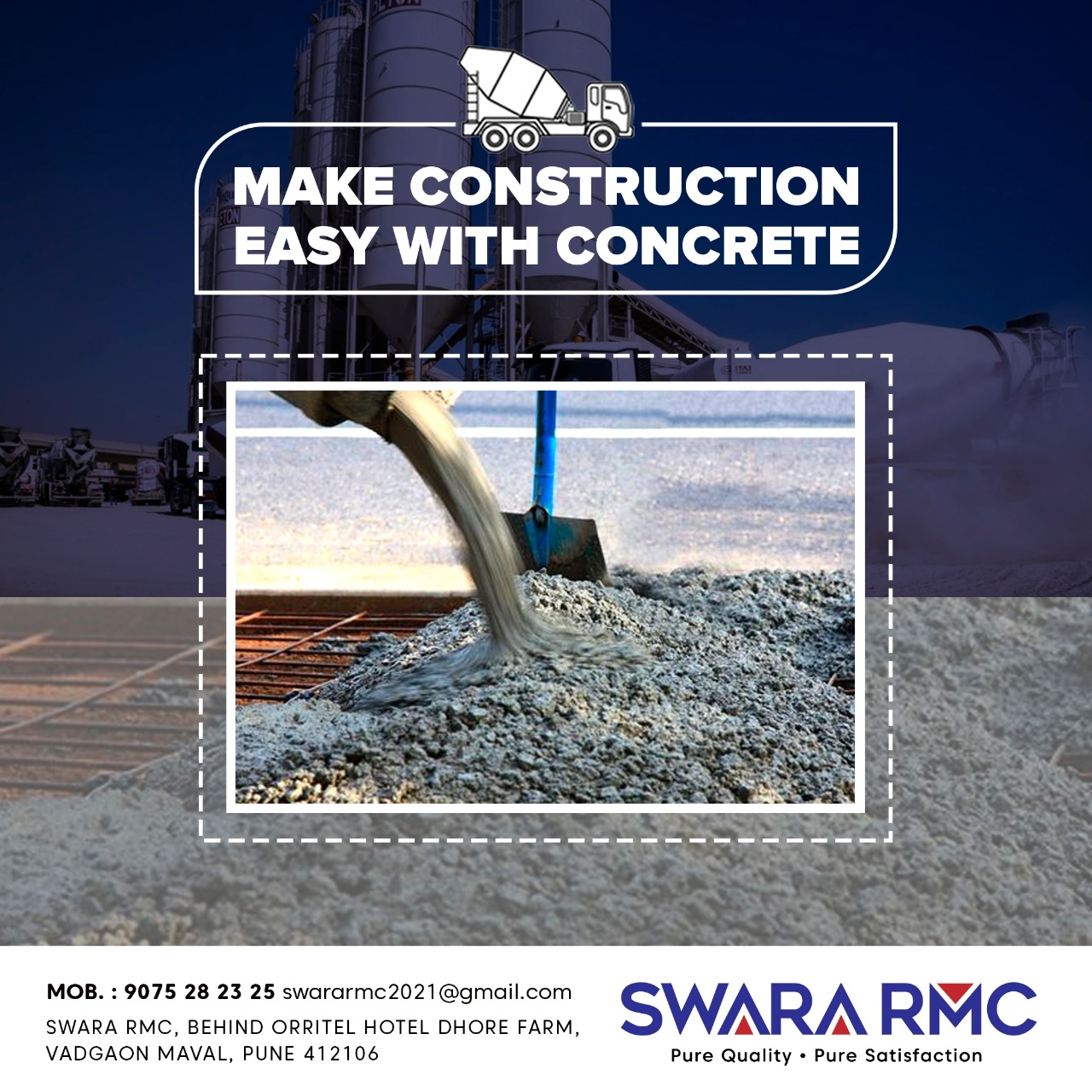Make construction easy with... - SWARA RMC Ready Mix Concerte | Facebook