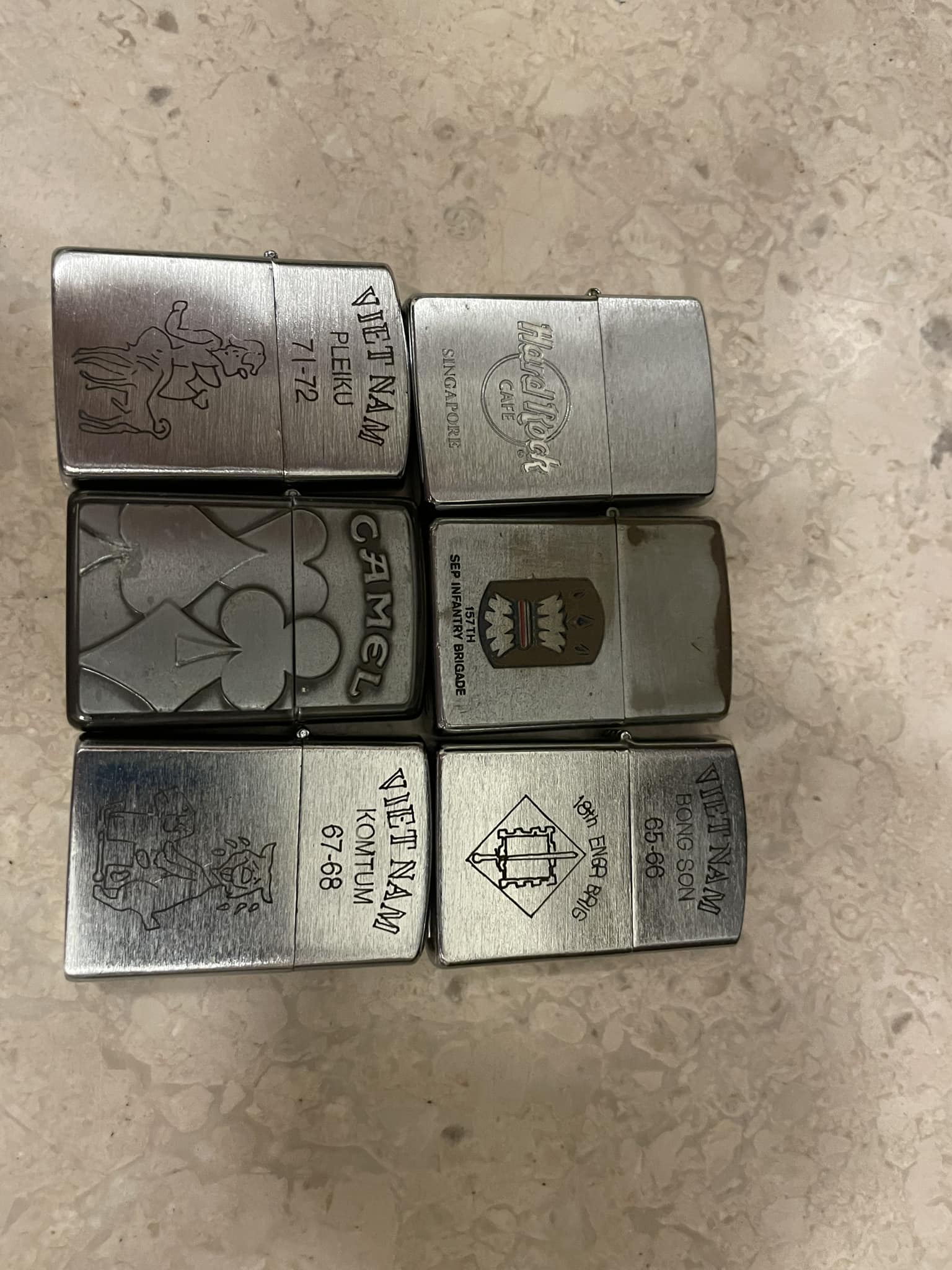 My zippo collection since 80s. I still use it sometimes