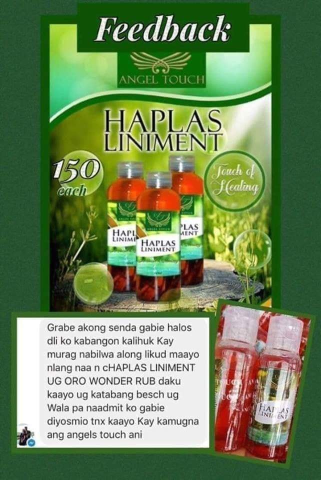 100 pesos only !! HAPLAS LINIMENT... - Rmaxx Online Shop | Facebook