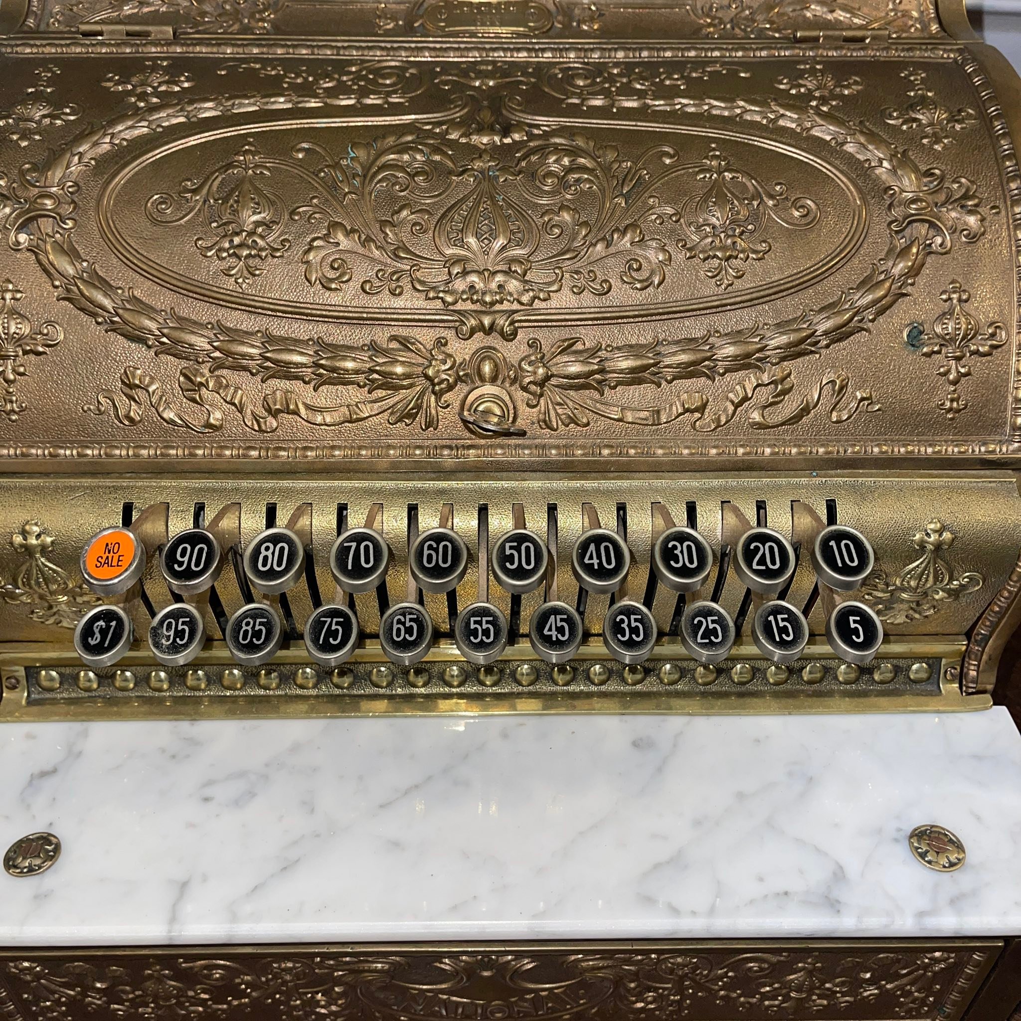 2319番 ジャンク品 NATIONAL AMOUNT PURCHASED What is the worth of an old national cash register?