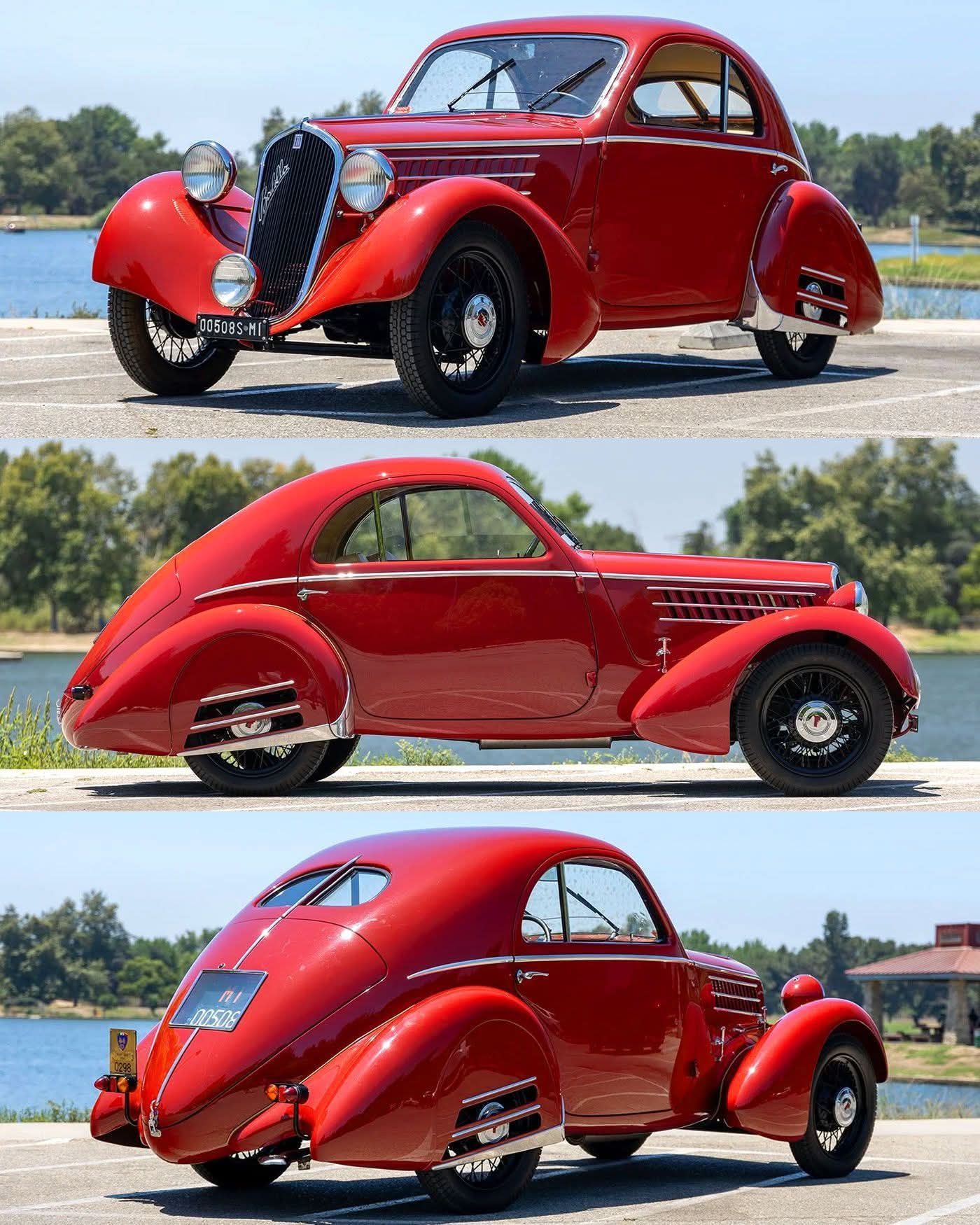 1938 Fiat 1500 Spider MM concept by Zagato
