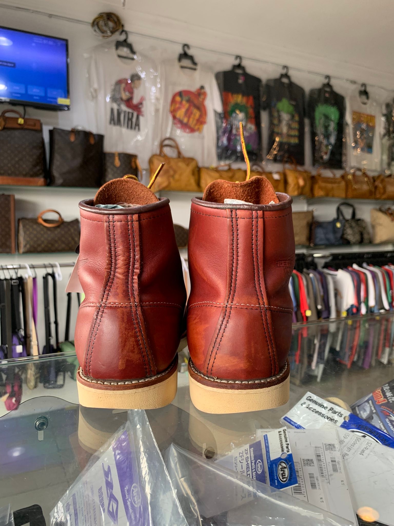 Red Wing Shoes 9106 Made In Usa Size 8.5uk Rm830 Free Pos 