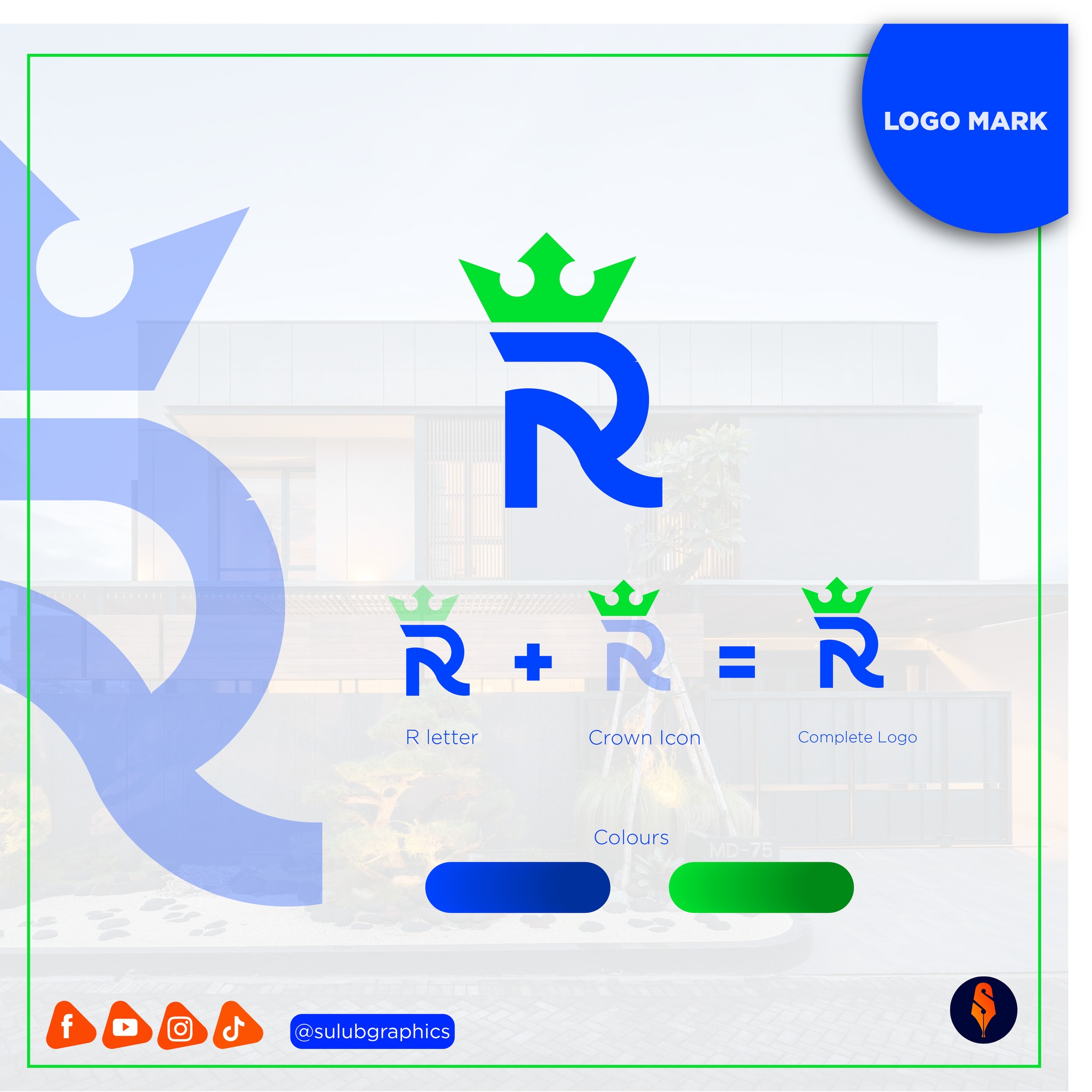 Sulub Graphics - ROYAL ARCHITECT logo design...