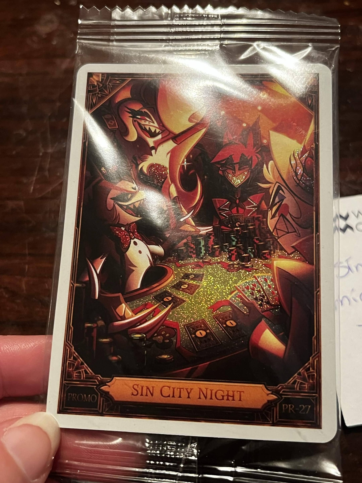 Hazbin Hotel Sin City Night promo trade