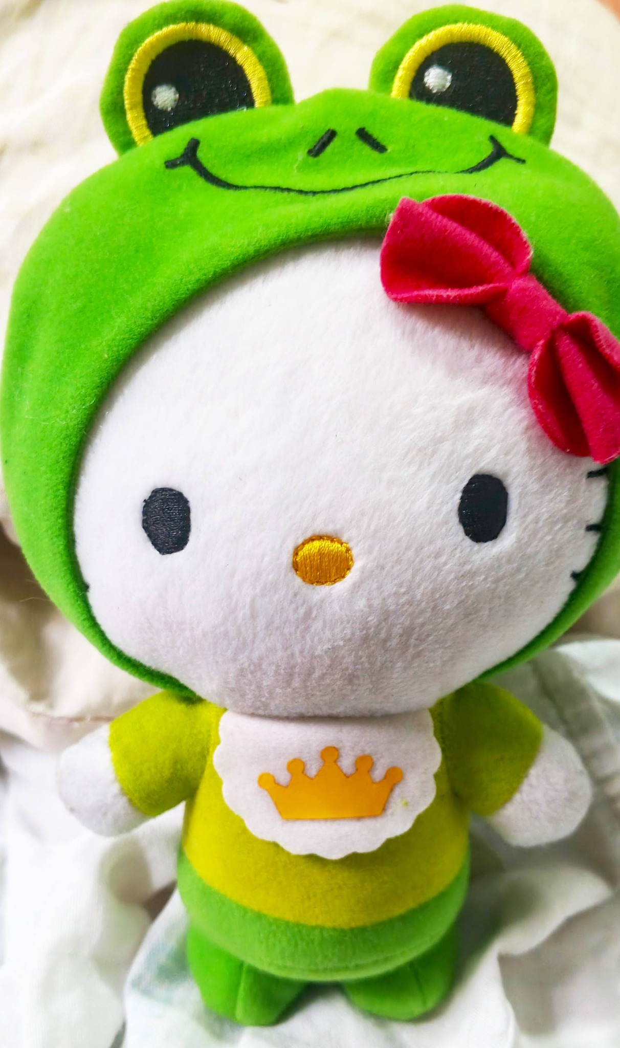 レア】Vintage Hello Kitty Frog Giant Plush 【正規】【メーカー公式