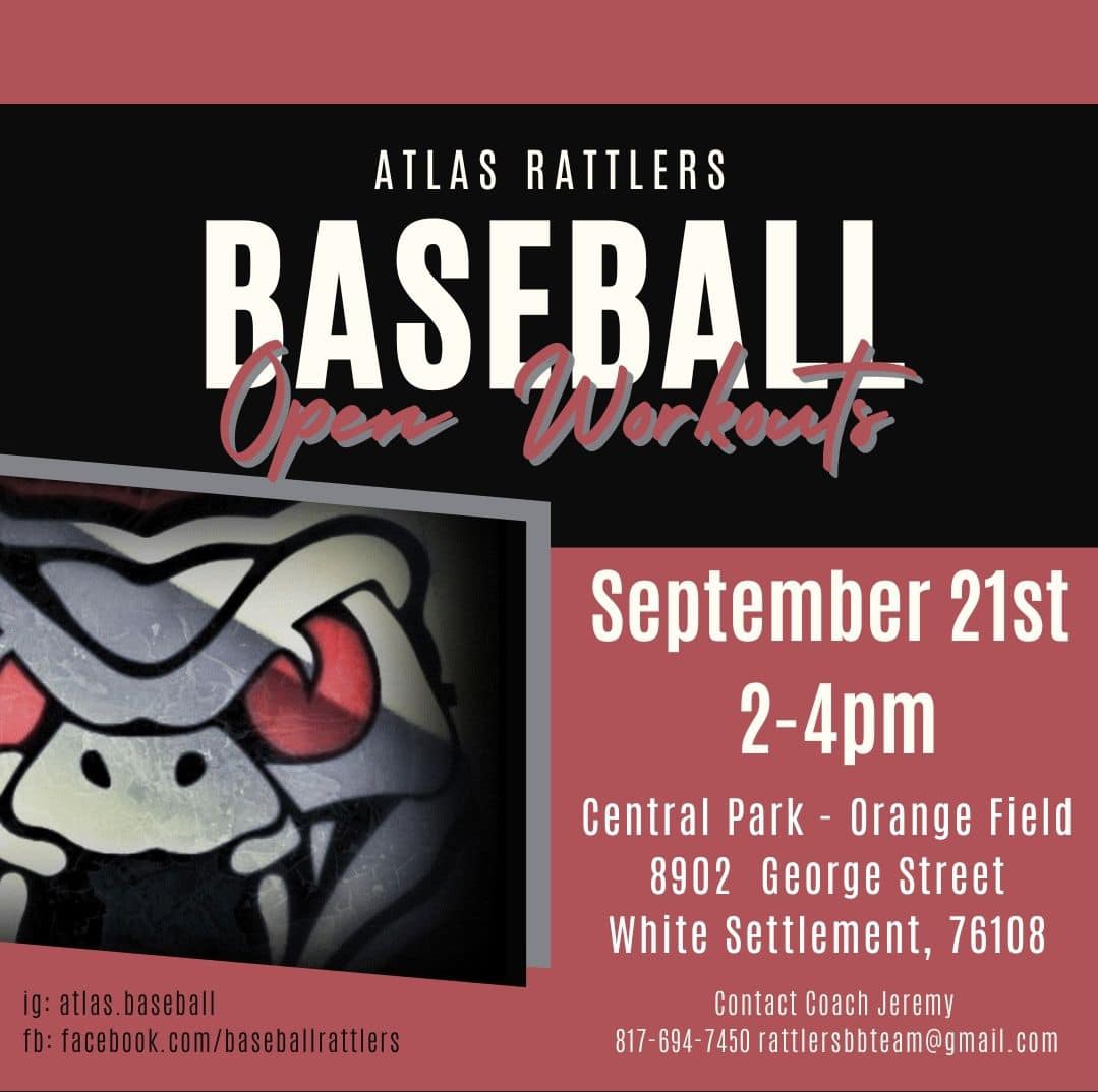 ATLAS Rattlers Baseball | Fort Worth TX