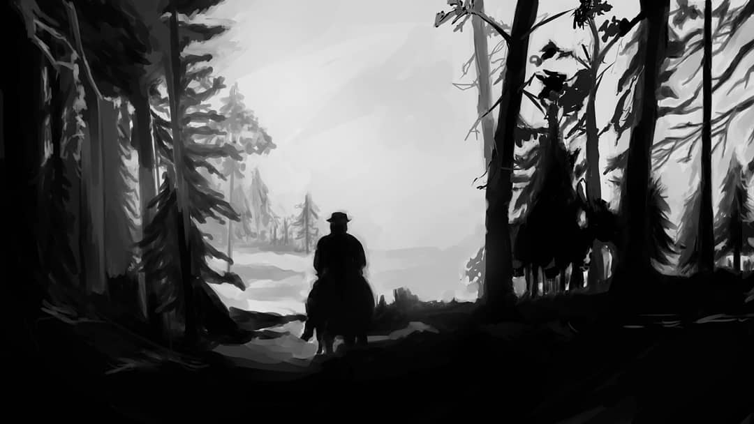 rabia idrees - [Study] I have finally started doing value studies ...