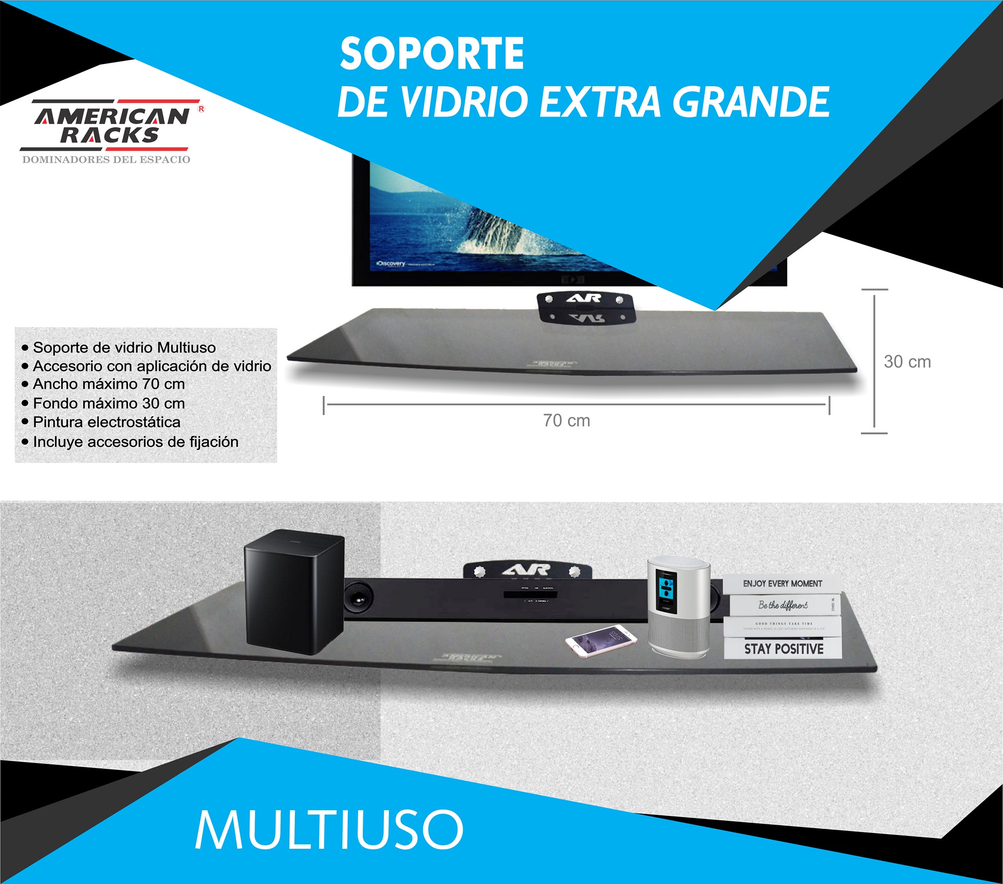 American Racks - ¿Necesitas una repisa de vidrio extra... | Facebook