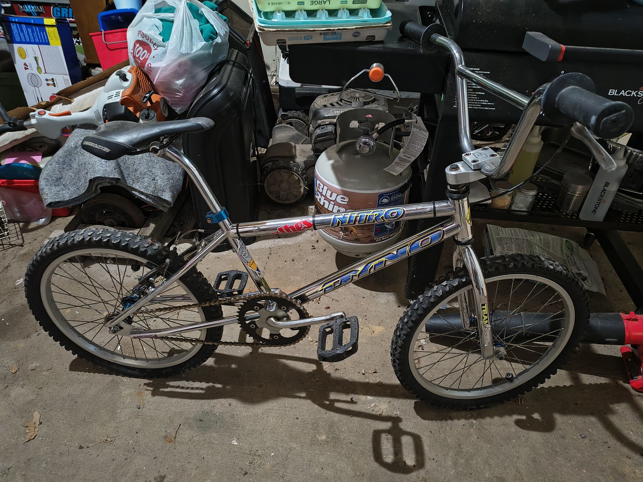 Vintage Mike Aitken Odsy Signature Denim Railed BMX Seat