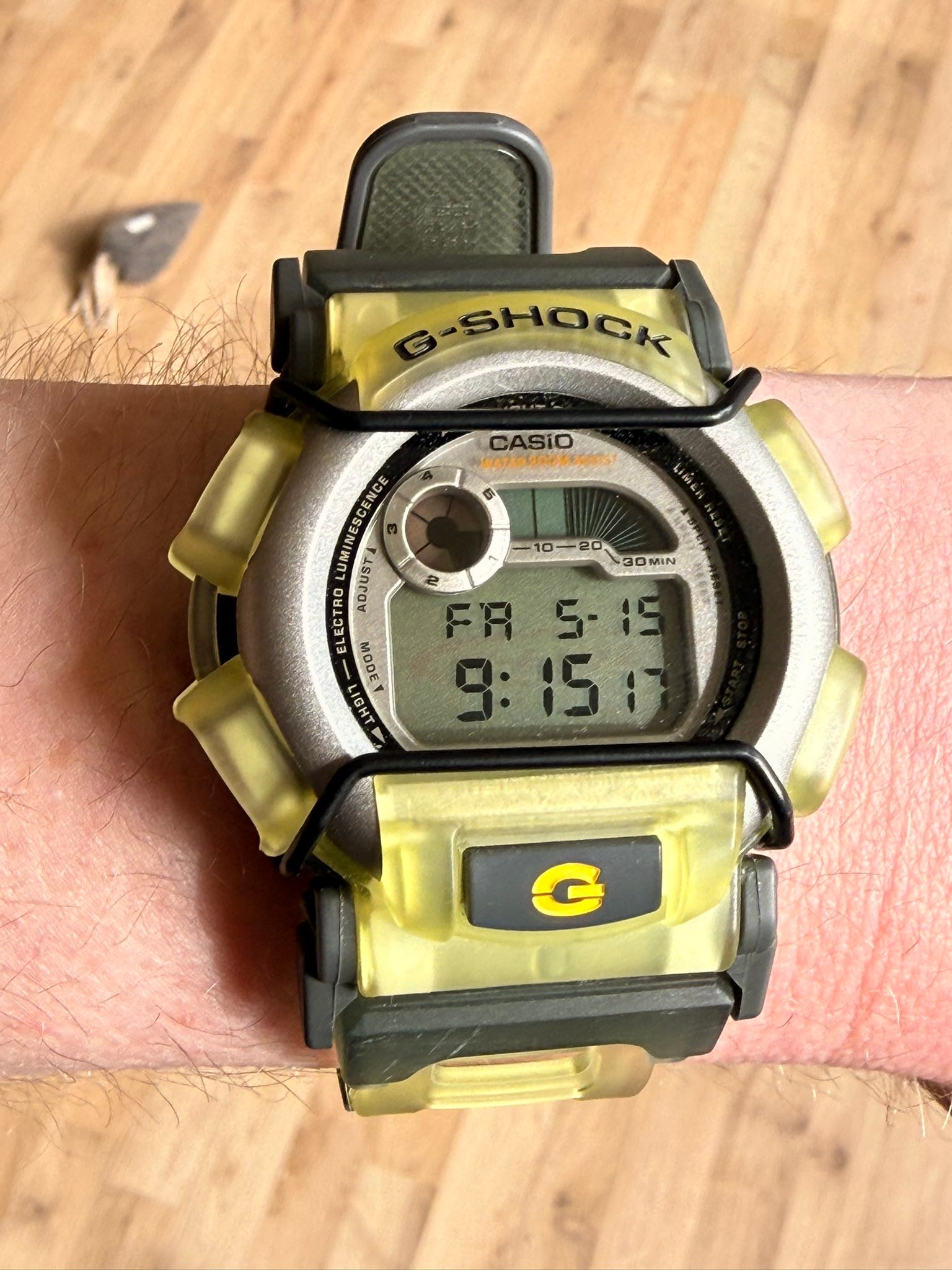 Vintage G-Shock collection: DW-003S-9 and Marlboro GW-5600J