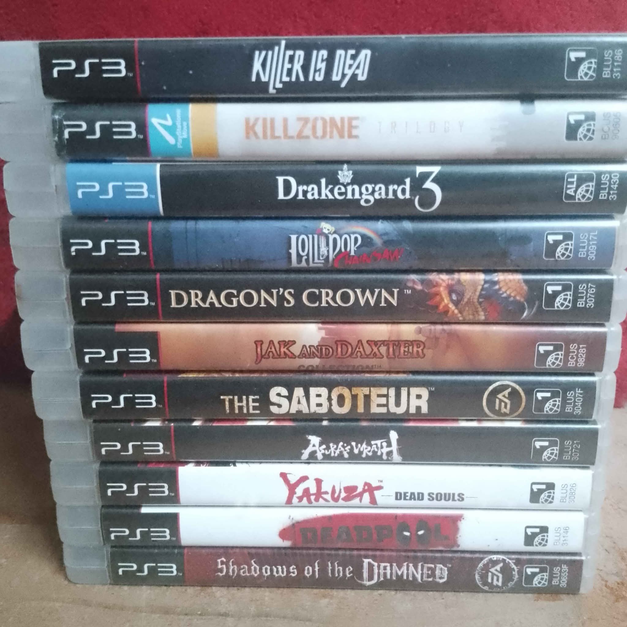 Lollipop Chainsaw r1 - 1800 Yakuza Dead Souls r1 - 1800 Asura's