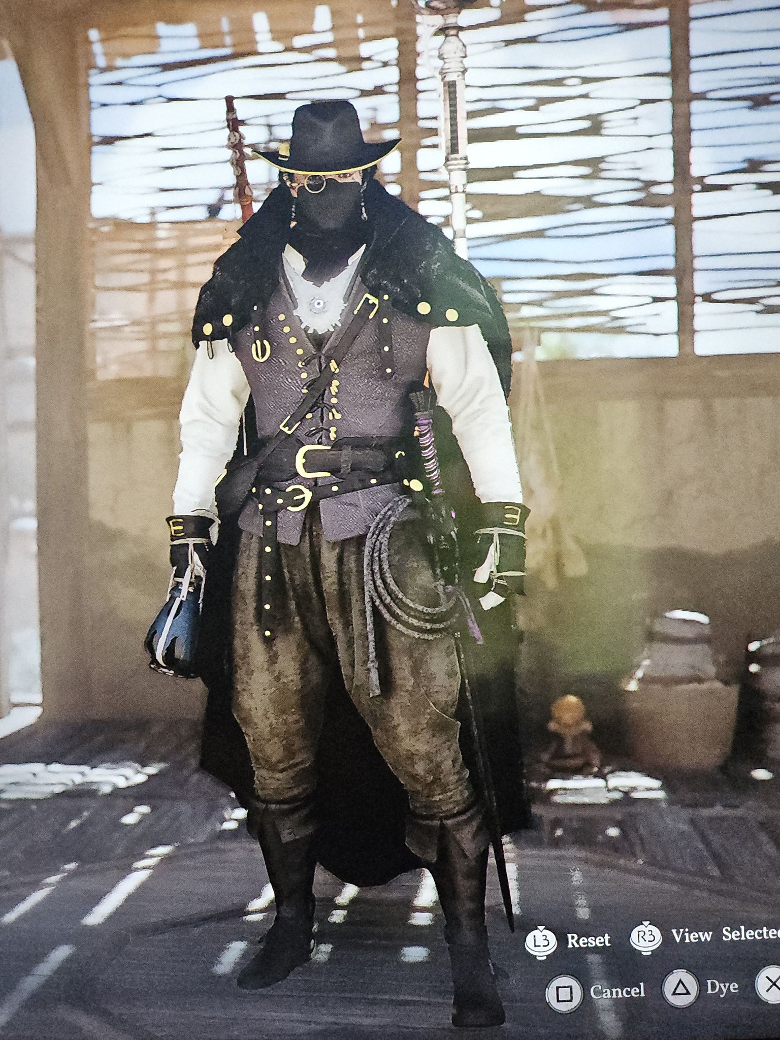 Crimson Desert character build with Gambler