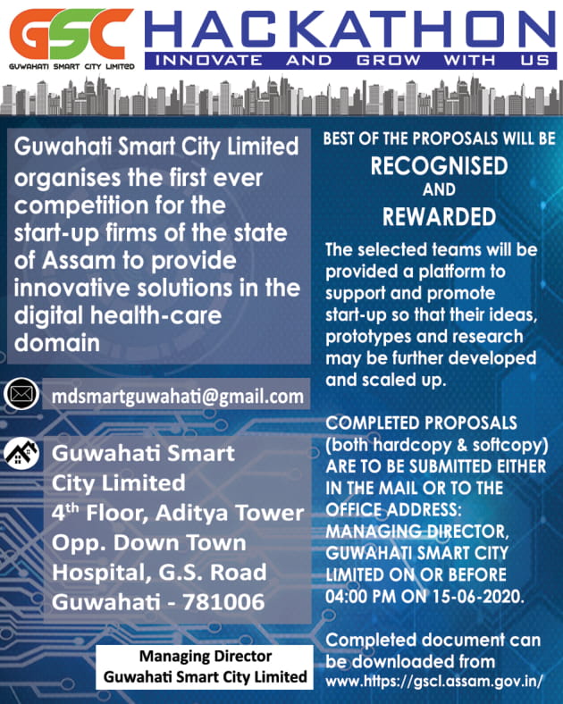 GSCL Hackathon competition... - Guwahati Smart City Limited