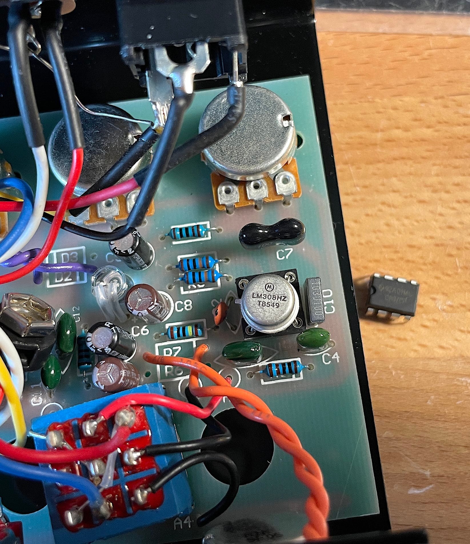 What is the value of a 1986 USA-made LM308N Proco Rat with DB or