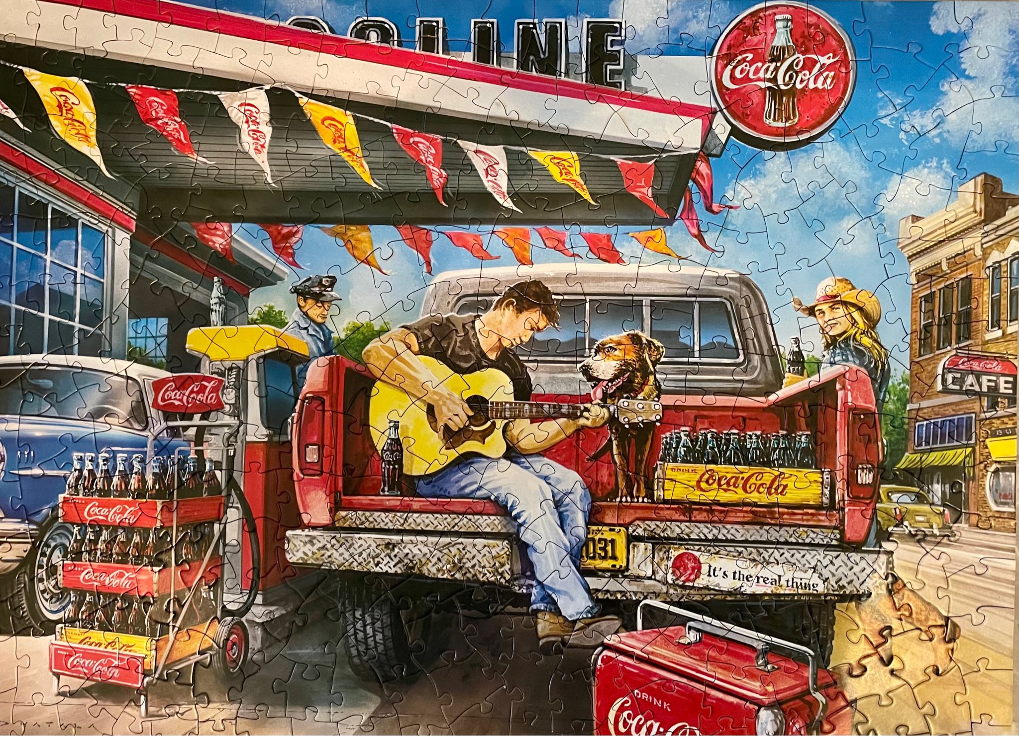 I just bought this collection of Coca Cola puzzles and very much