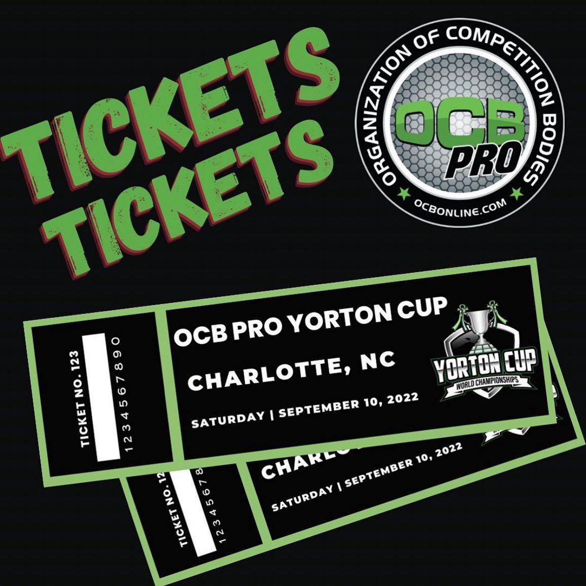 OCB Natural Bodybuilding - SHOWTIME In person tickets are now available ...