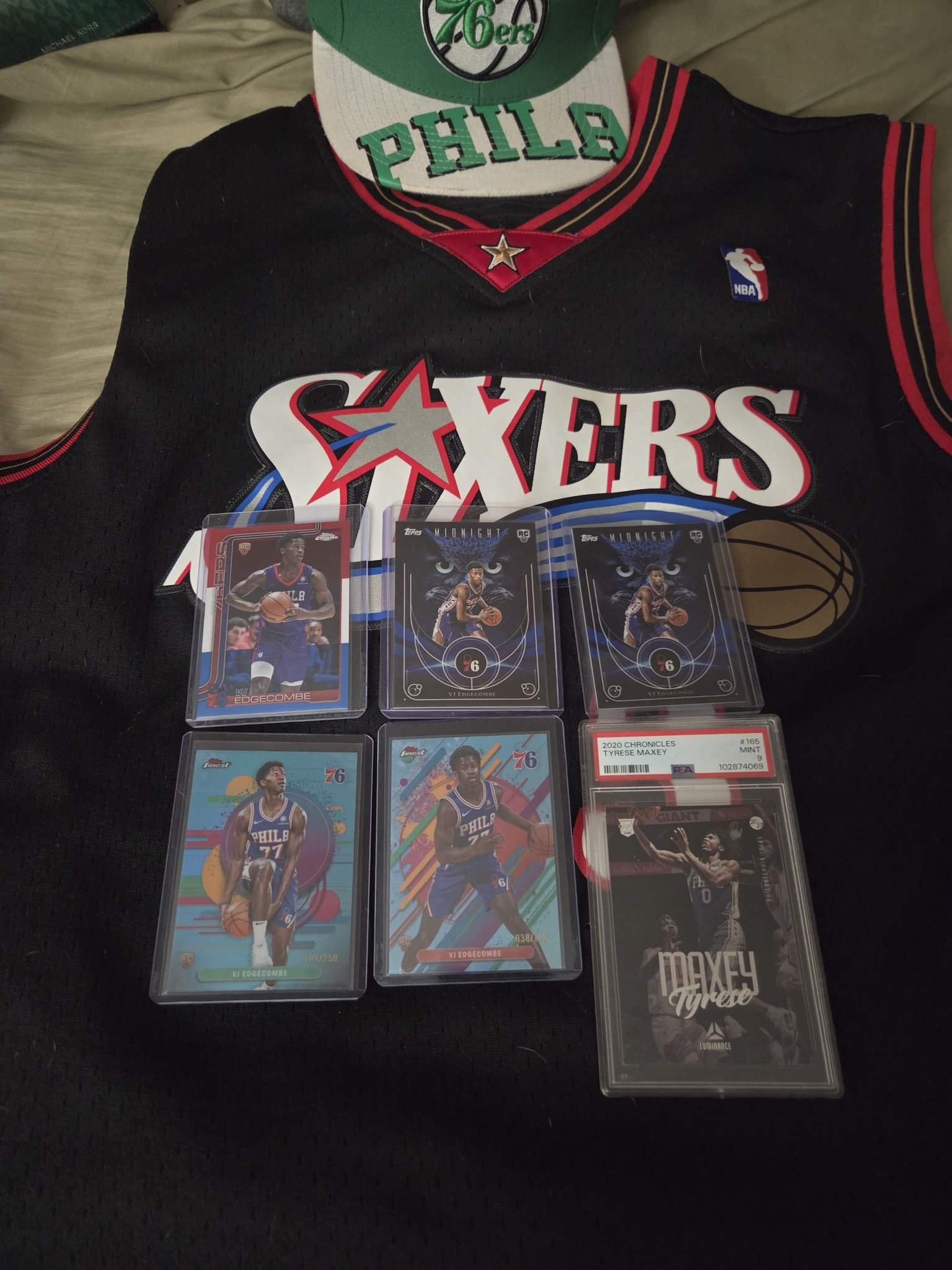 Lets go Sixers! Great game 2! Lets go back home! VJ and Maxey 