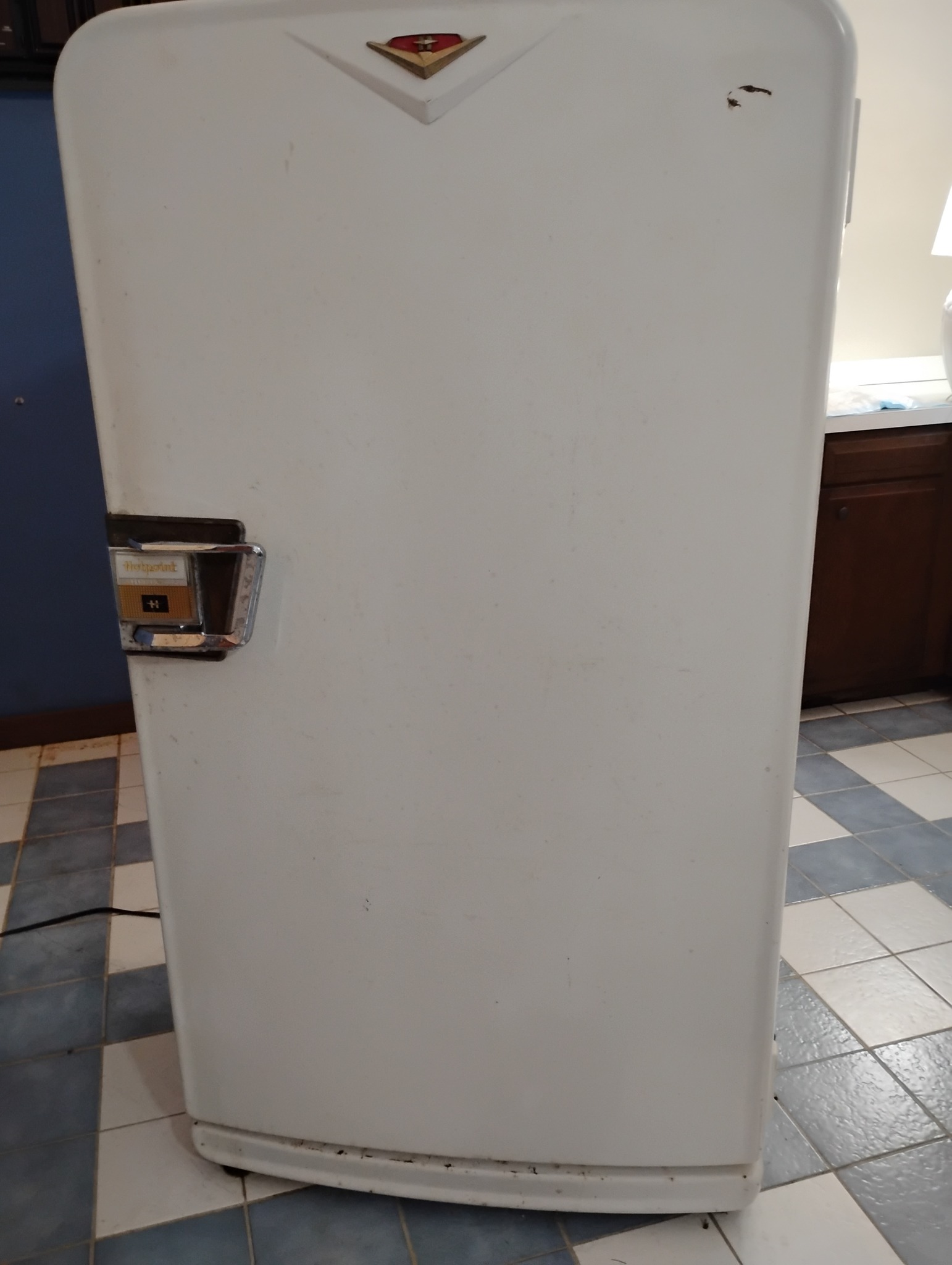 Vintage Hotpoint refrigerator from Foxy's ice cream shop