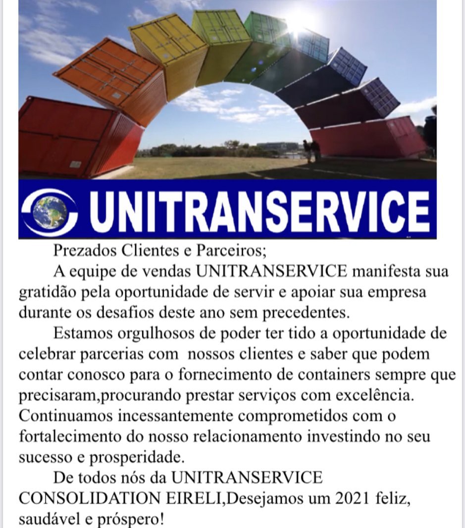 Containers Unitrans | Rio de Janeiro RJ