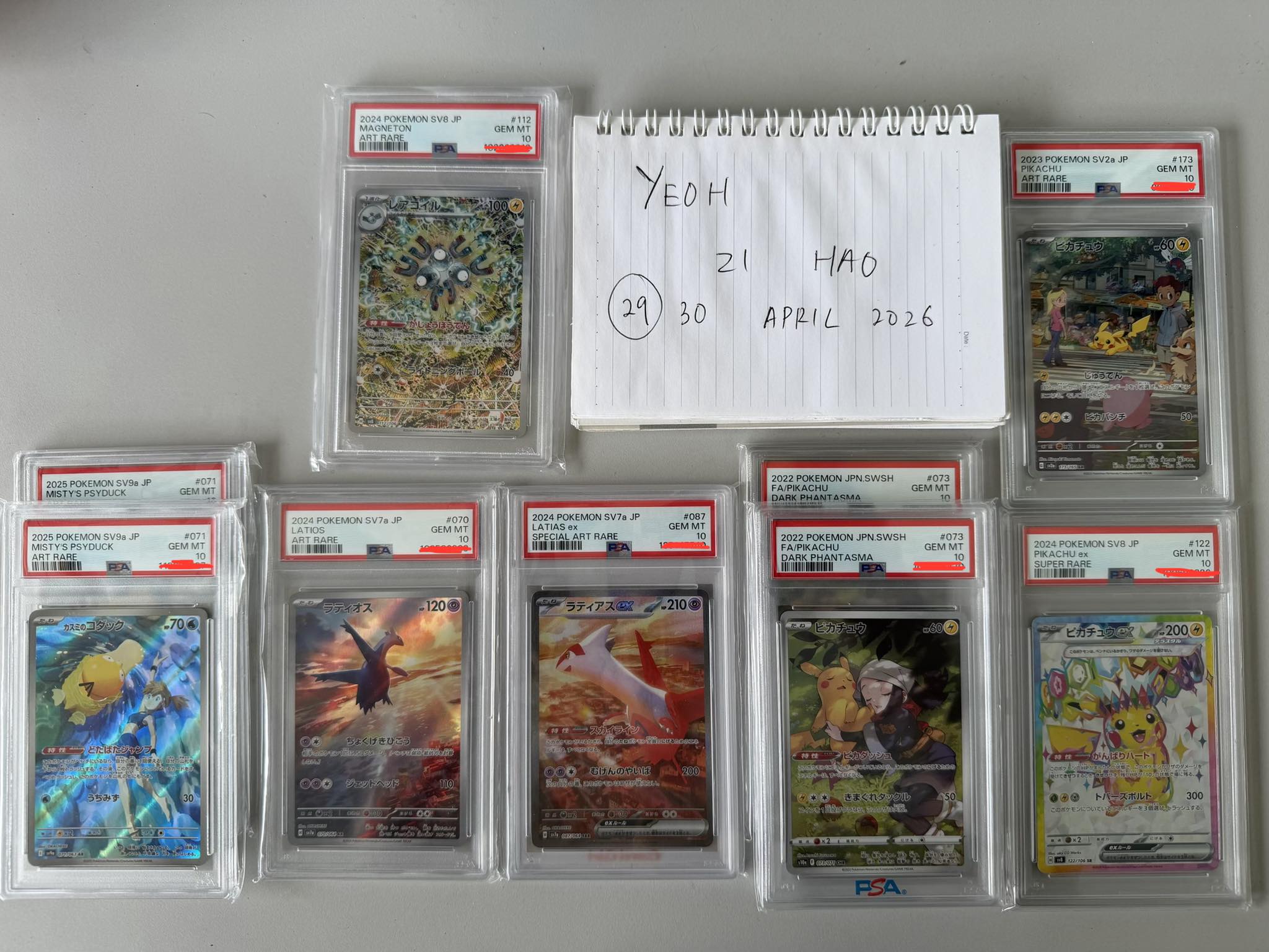 Latias and Latios PSA 10 for sale in Malaysia