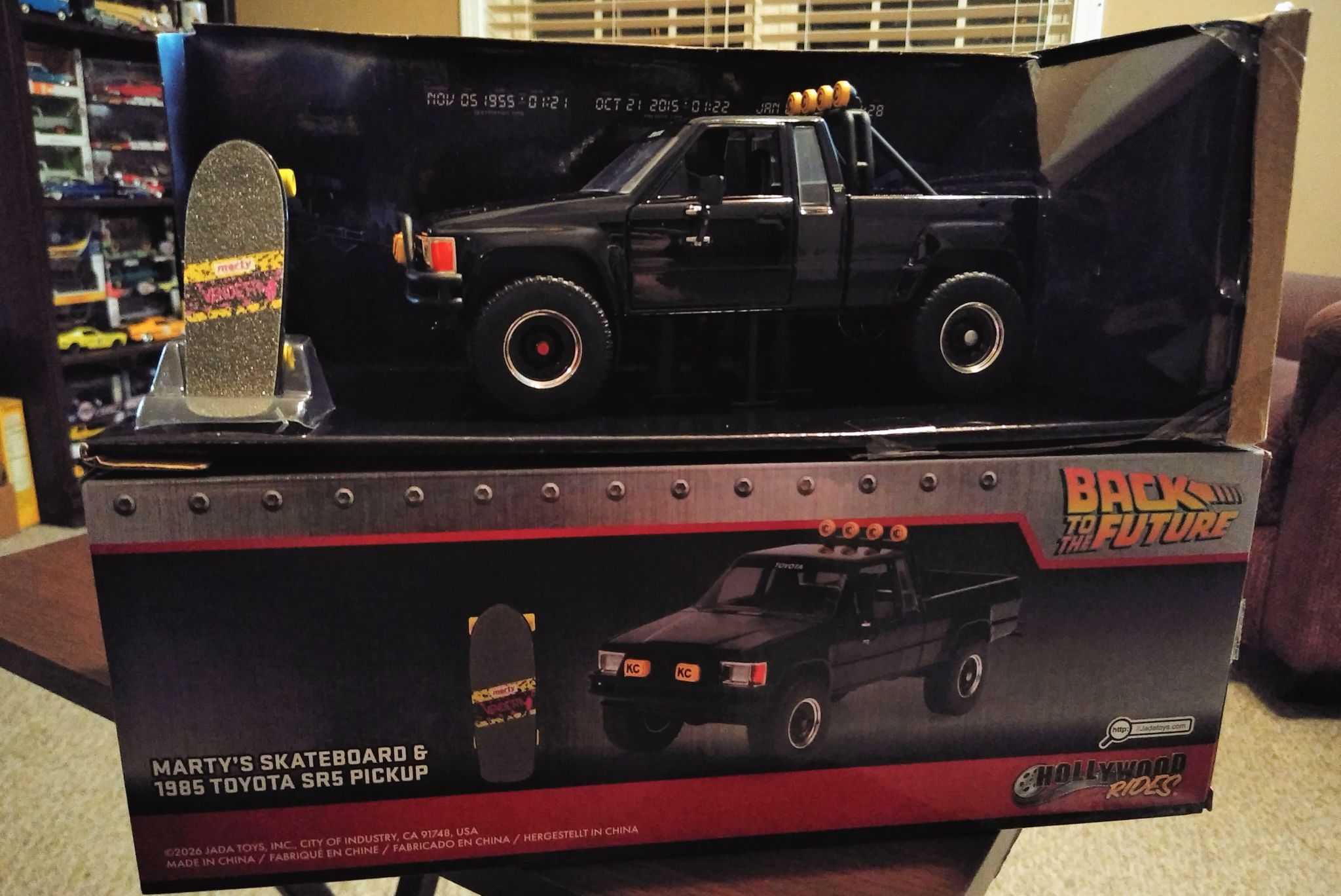 Marty's 1985 Toyota SR5 pickup model from Back to the Future