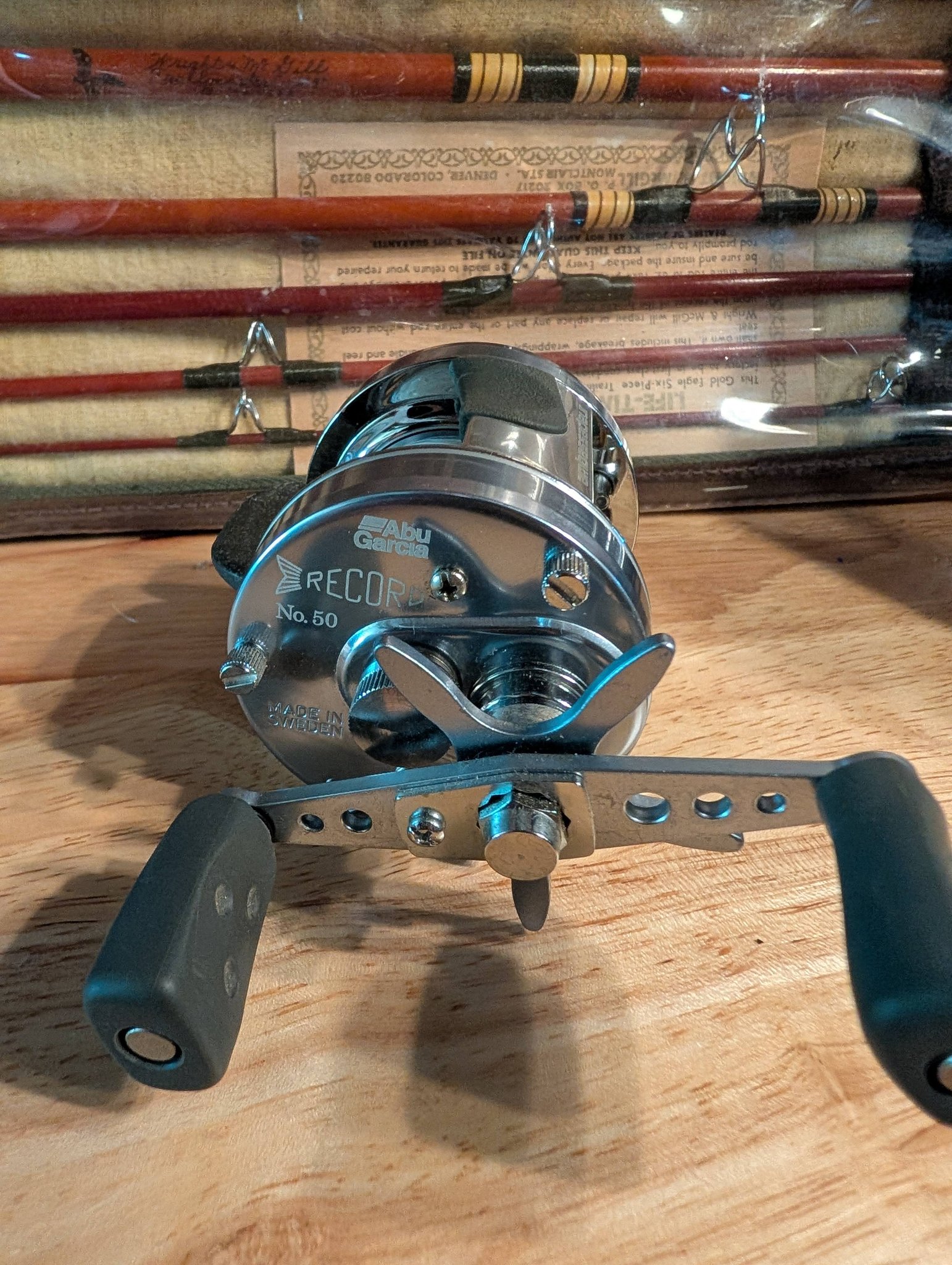 First encounter with Record Ambassadeur 5000 Black reel