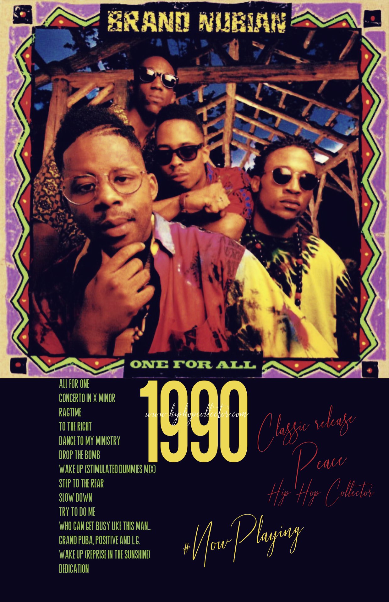 Brand Nubian “One For All” 35th Anniversary 7-inch singles Box Set