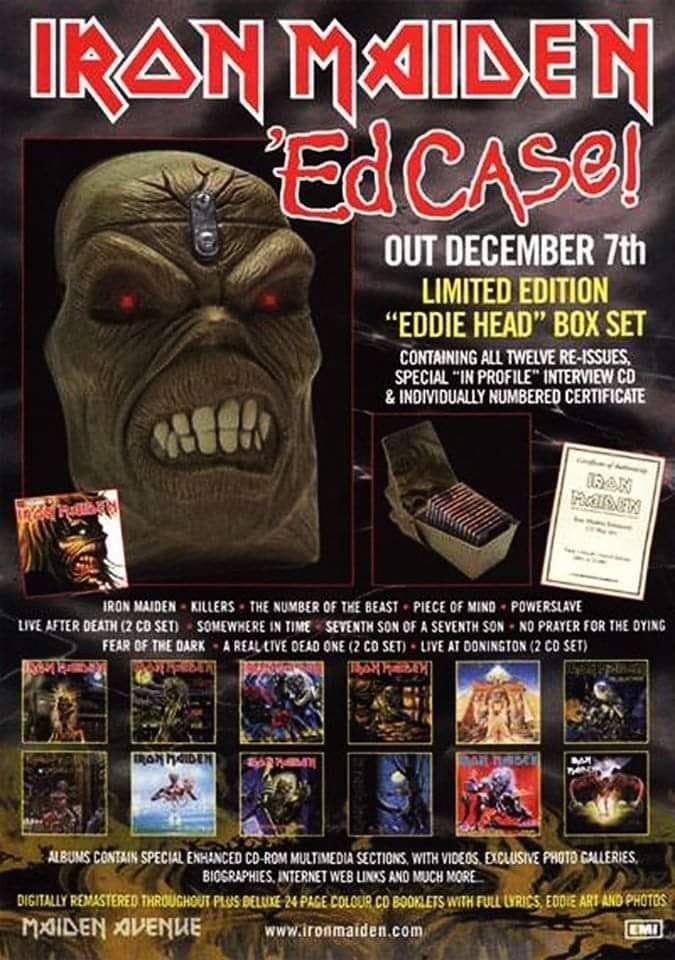 【超希少】IRON MAIDEN エディヘッド CD BOX IRON MAIDEN - 