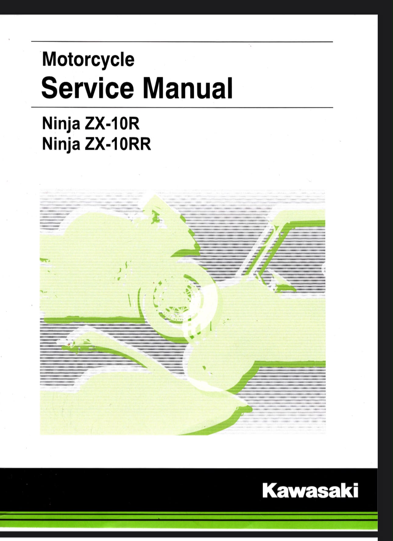 Free Kawasaki Ninja ZX-10R and ZX-10RR service manual PDF