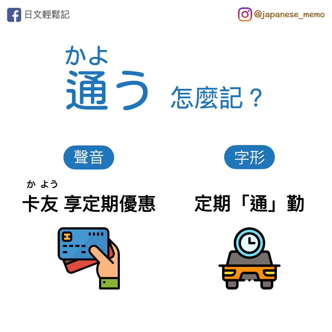 日文輕鬆記 - 【行く vs 通う】 行く（いく）、通う（かよう） 都是自動詞，都有「去」的意思 用法也一樣都是... | Facebook