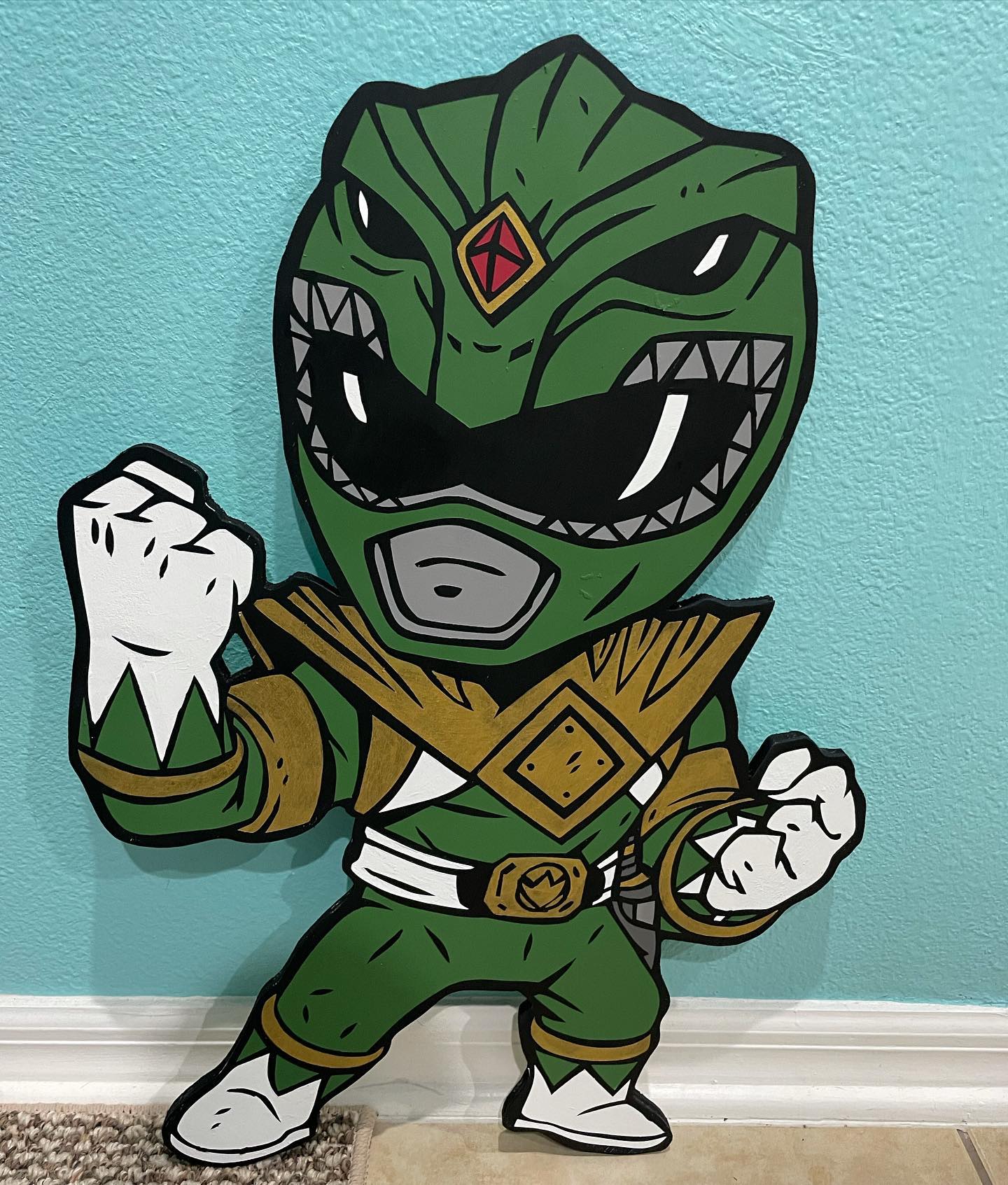 Green Power Ranger... - Junkyard Pallet Signs