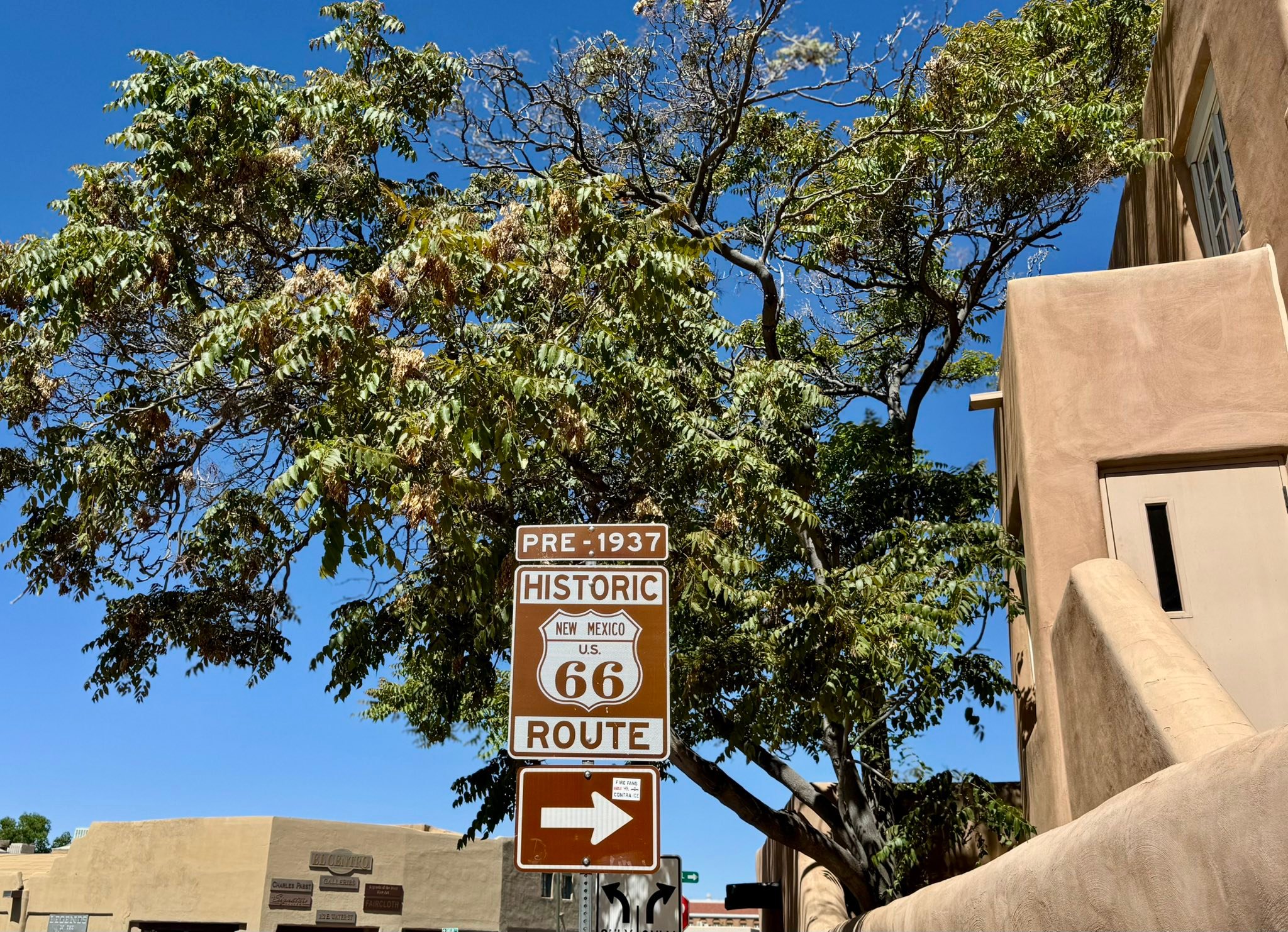 Exploring pre-1937 Route 66 in Santa Fe, New Mexico