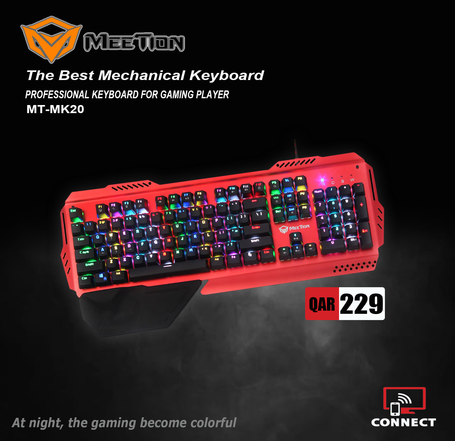 キーボード you 𝐌𝐞𝐞𝐓𝐢𝐨𝐧 𝐌𝐓-𝐌𝐊𝟐𝟎 𝐌𝐞𝐜𝐡𝐚𝐧𝐢𝐜𝐚𝐥 𝐆𝐚𝐦𝐢𝐧𝐠