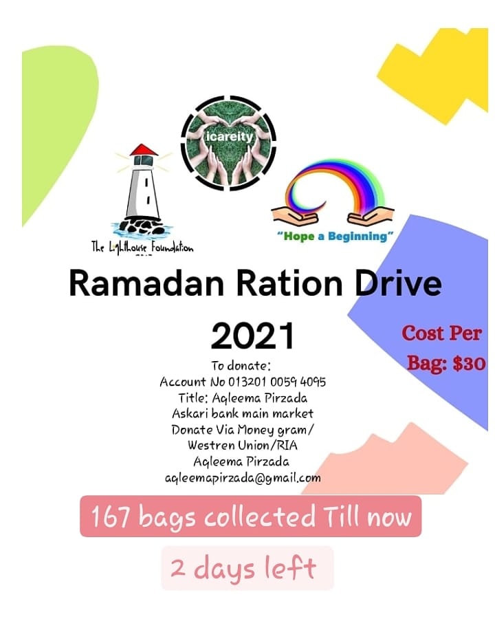 Hope A Begining - ⭐️Ramadan Ration Drive🌟 2 days left...