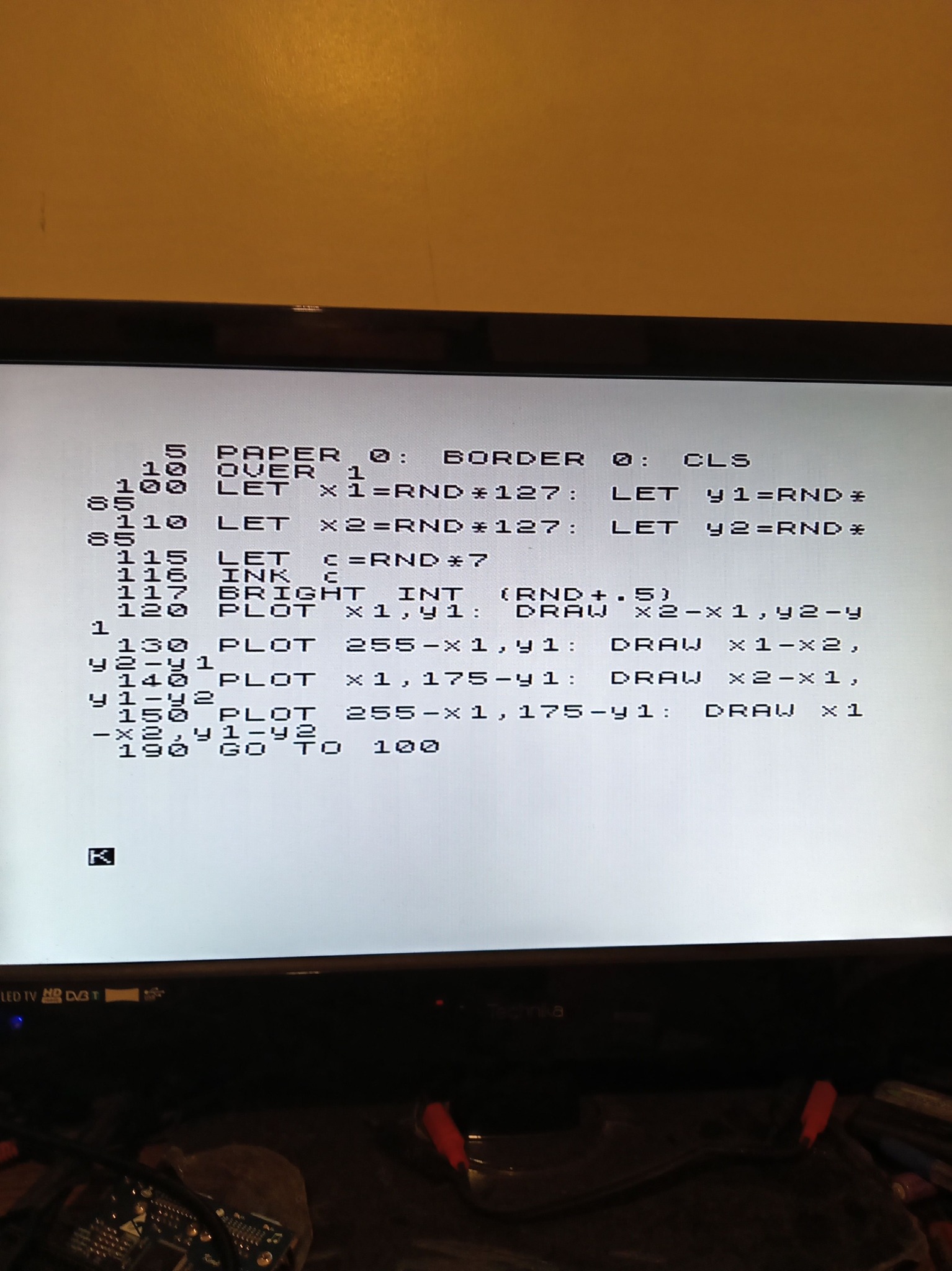My Kaleidoscope Did this a while ago ZX Spectrum