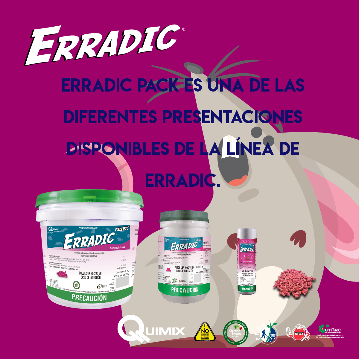Quimix - Conoce toda la línea de Erradic que Quimix te... | Facebook