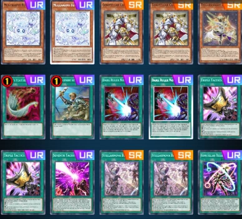 yugioh duel links constellar deck Complete Custom for Yu-Gi-Oh! Constellar Meteor | Yu-Gi-Oh TCG