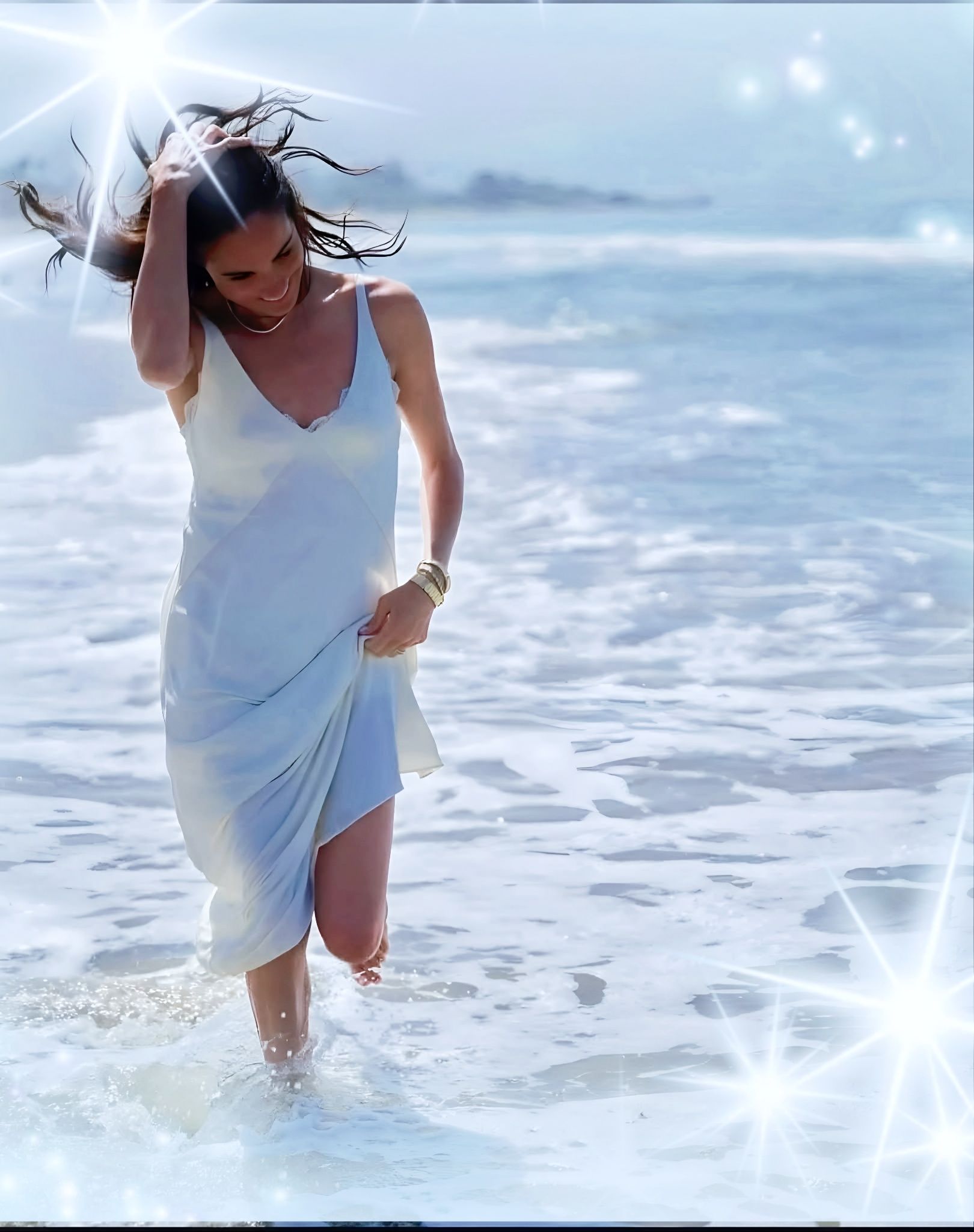 Happy Sunday from Santa Barbara.. 🏖 Prince Harry thoughts on First seeing Meghan💞 There was an energy about her, a wild joy and playfulness. Confident. Free. She believed life was one grand