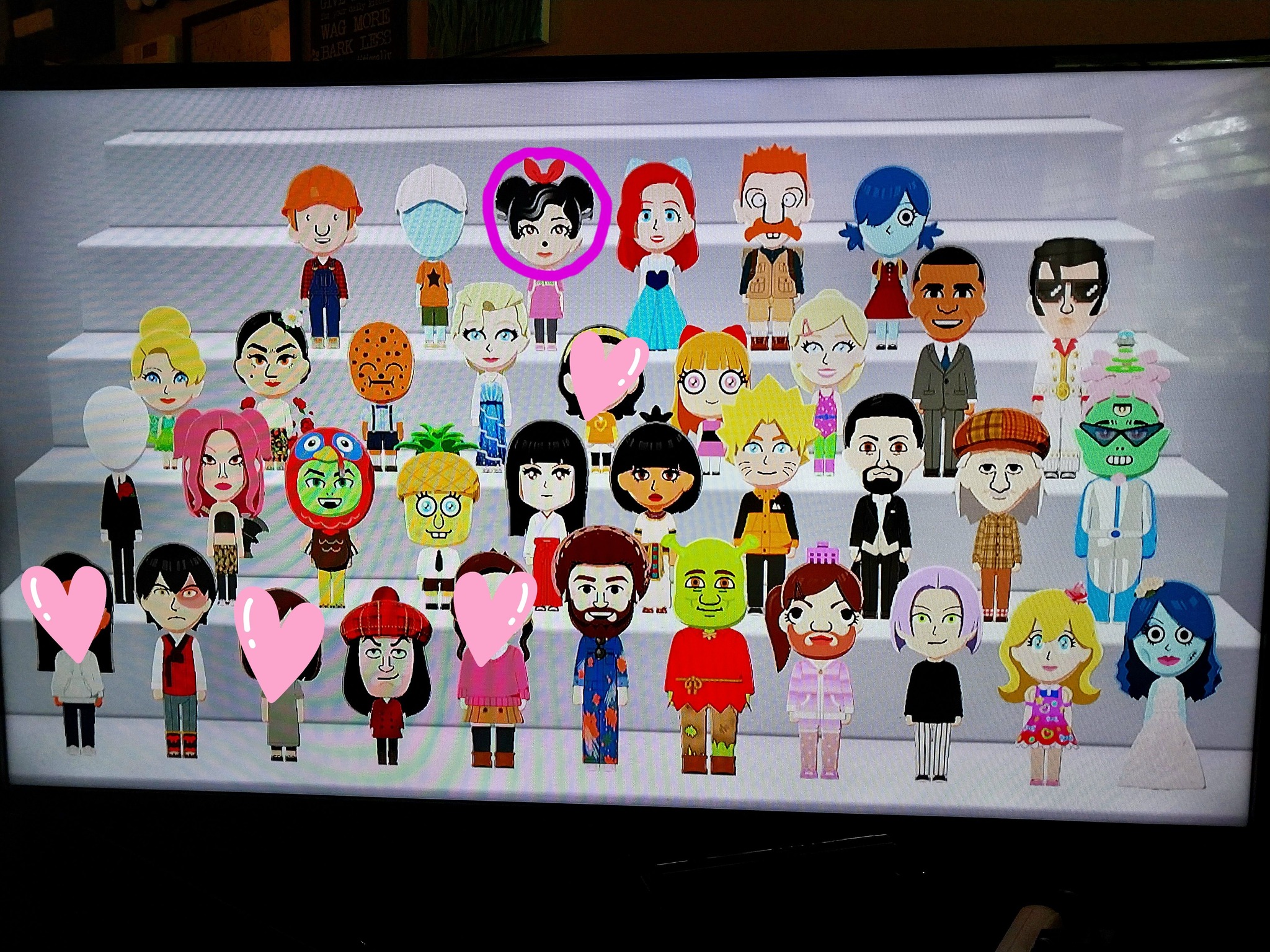 Tomodachi Life Mii characters collection