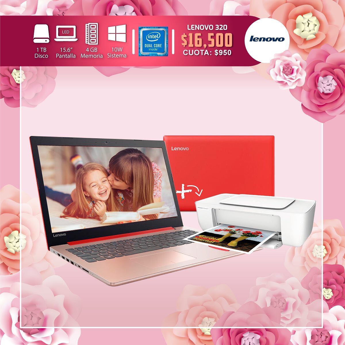 OAS Computer - Laptop Lenovo 320 + IMPRESORA HP Disponible... | Facebook