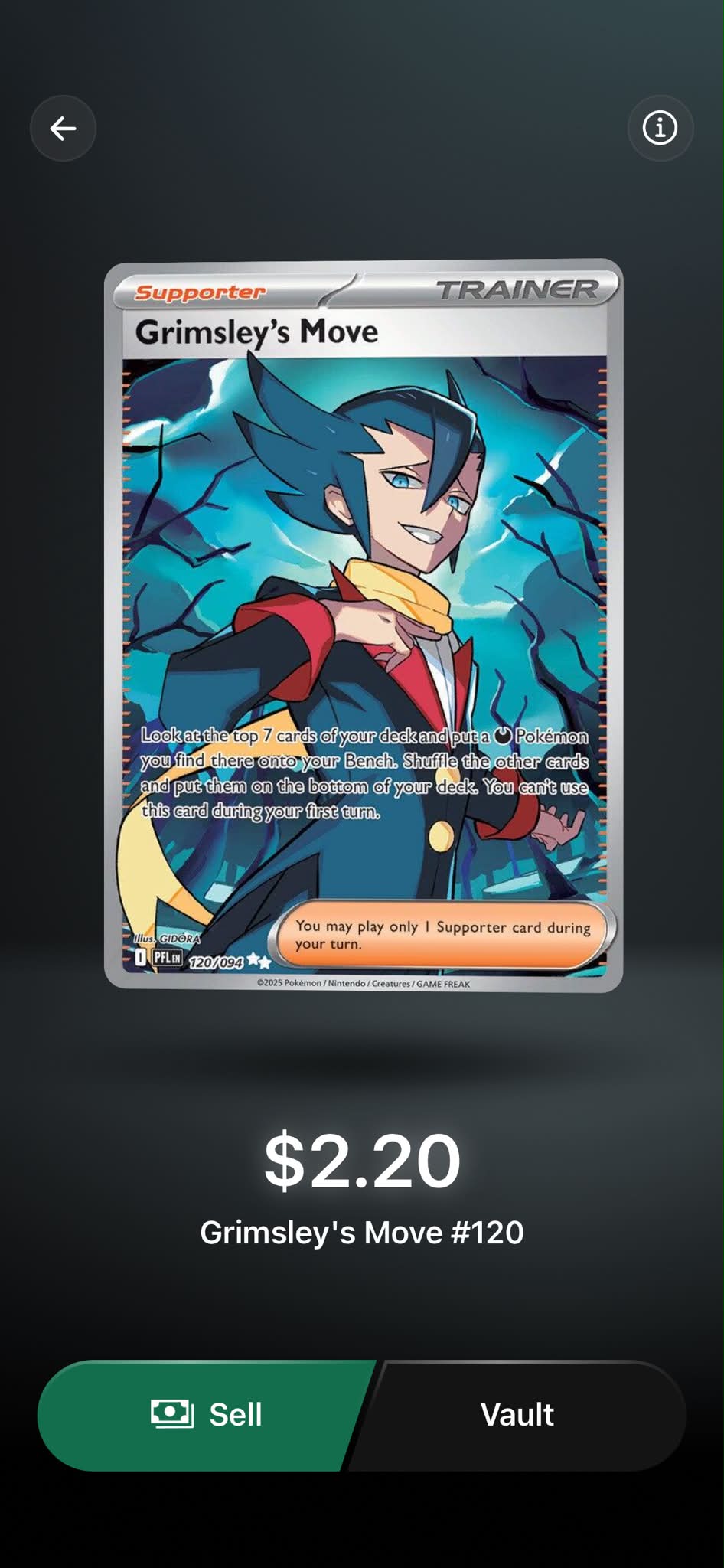 grimsley pokemon card 234/236 Originally released August 2 Sell Grimsley (Reverse Holo) -