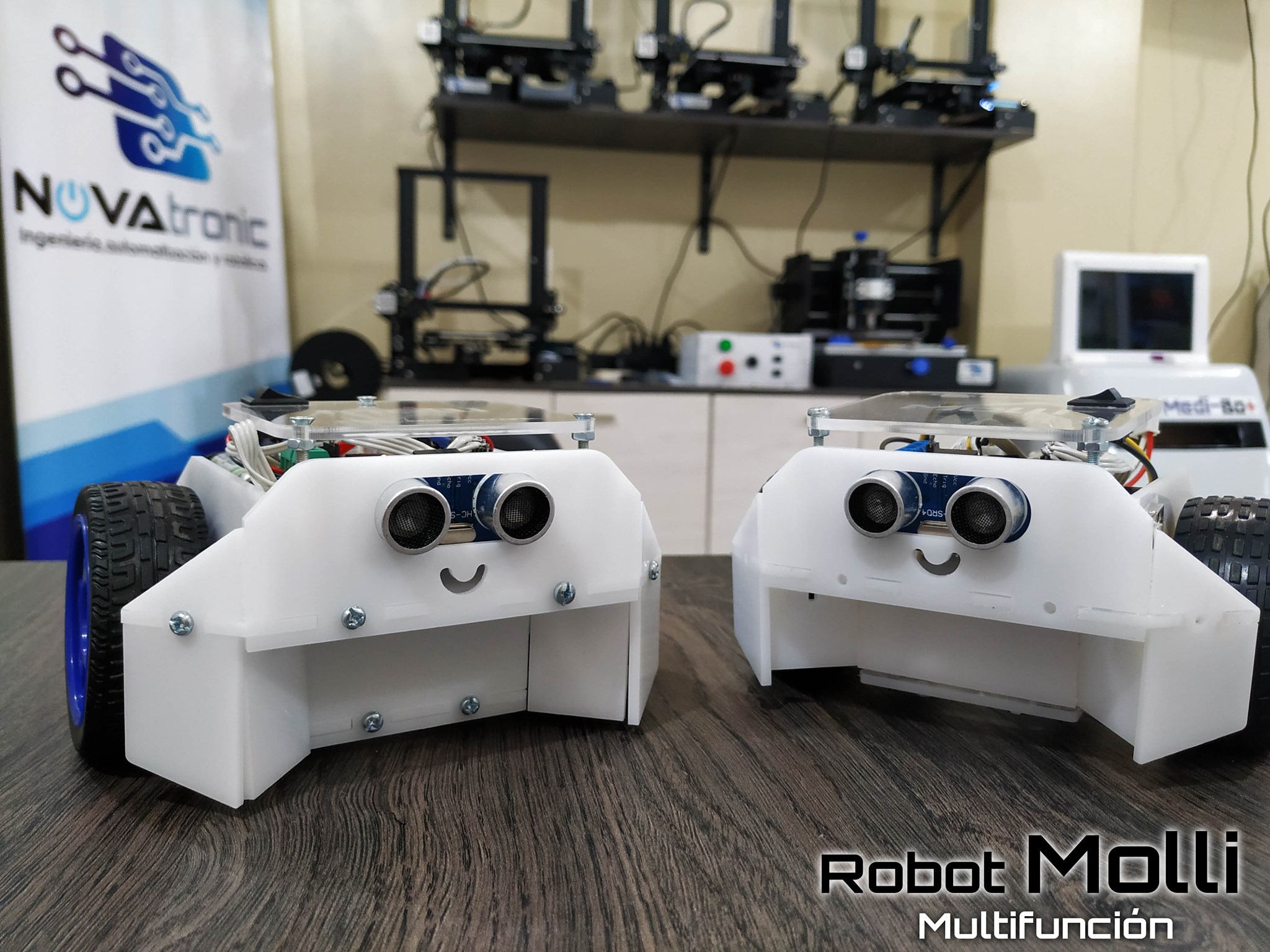 Novatronic - 📢 Conoce a Molli 🤖 📢 Un robot multifuncional...