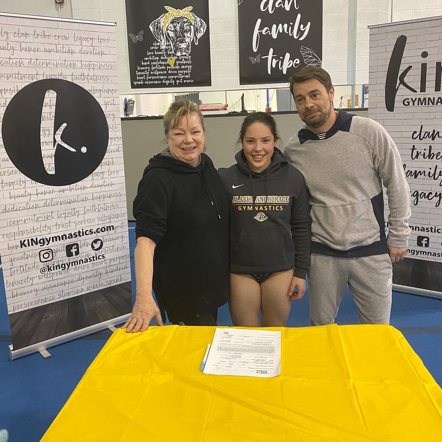 Kin Gymnastics - It’s a done deal! Congrats to Montana for...
