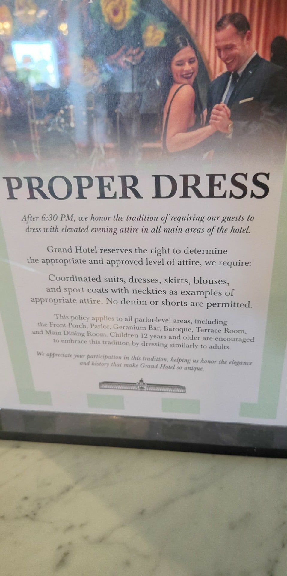 grand hotel dress code for ladies Staying at on Mackinac Island, MI: 2 Nights Enough? and Cancellation Policy BRAND_JORDAN