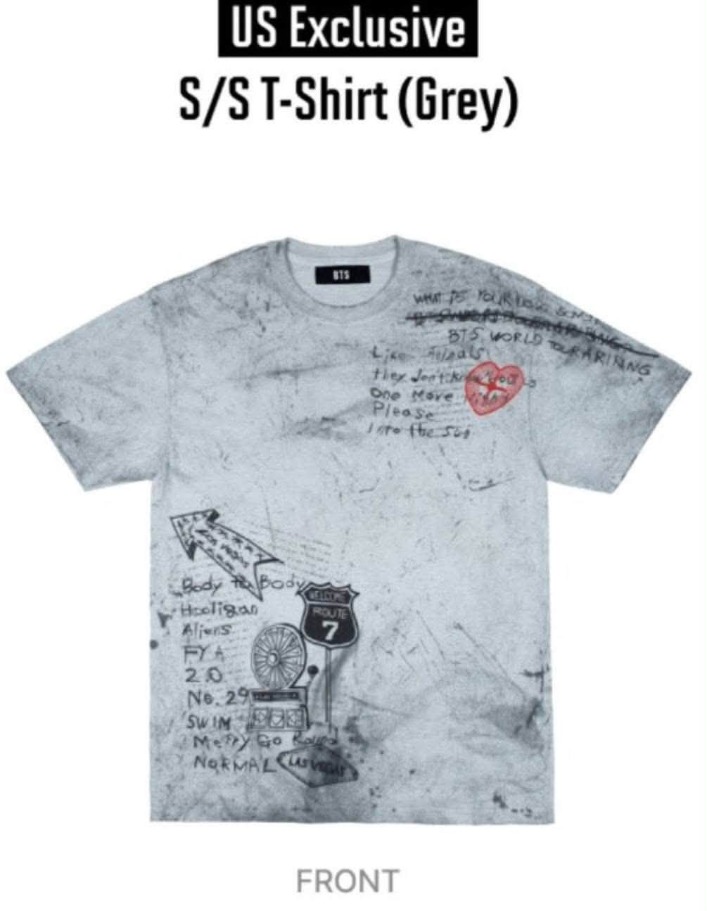 BTS Las Vegas exclusive t-shirt for sale